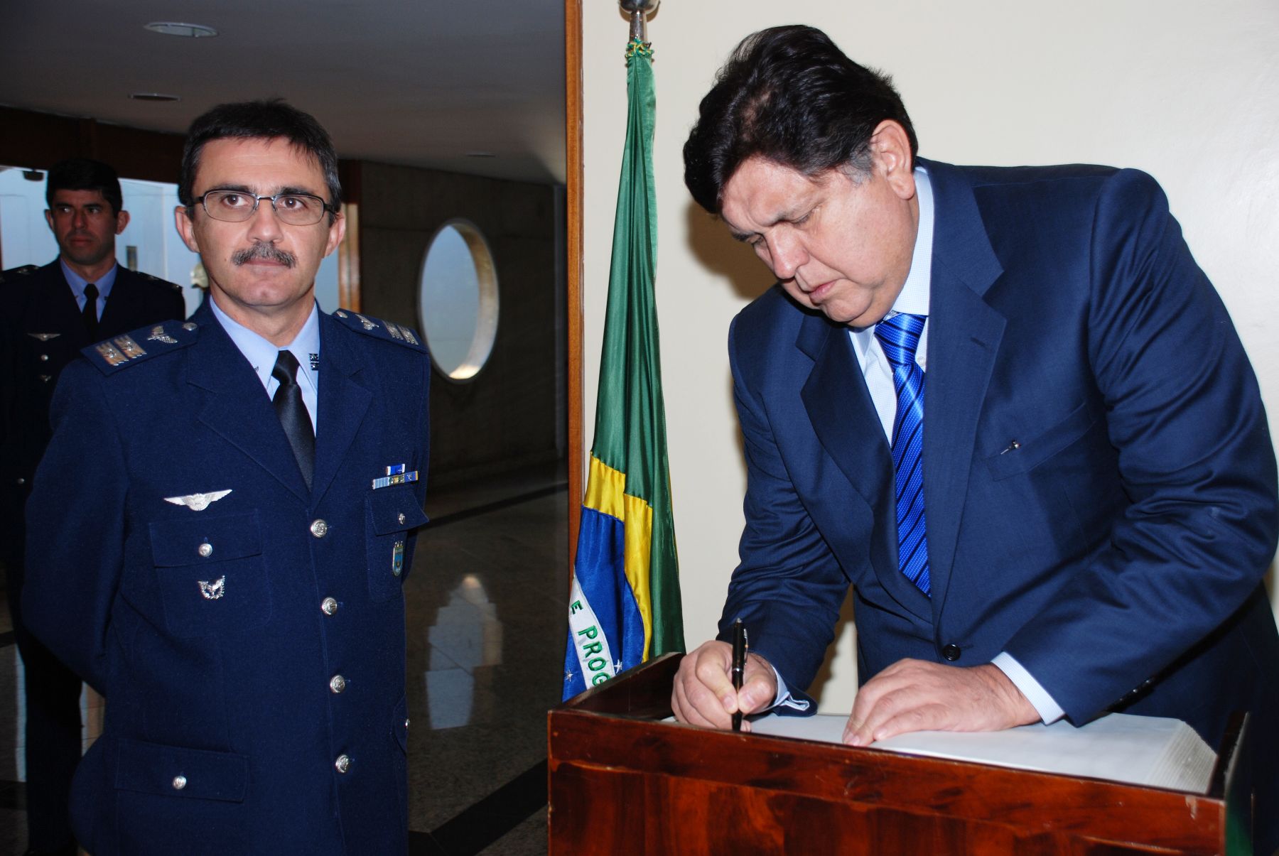 Presidente Alan García, en Brasilia.