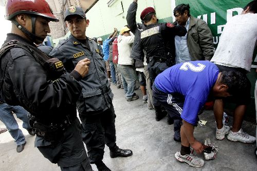 Operativo policial. Foto: ANDINA/archivo.