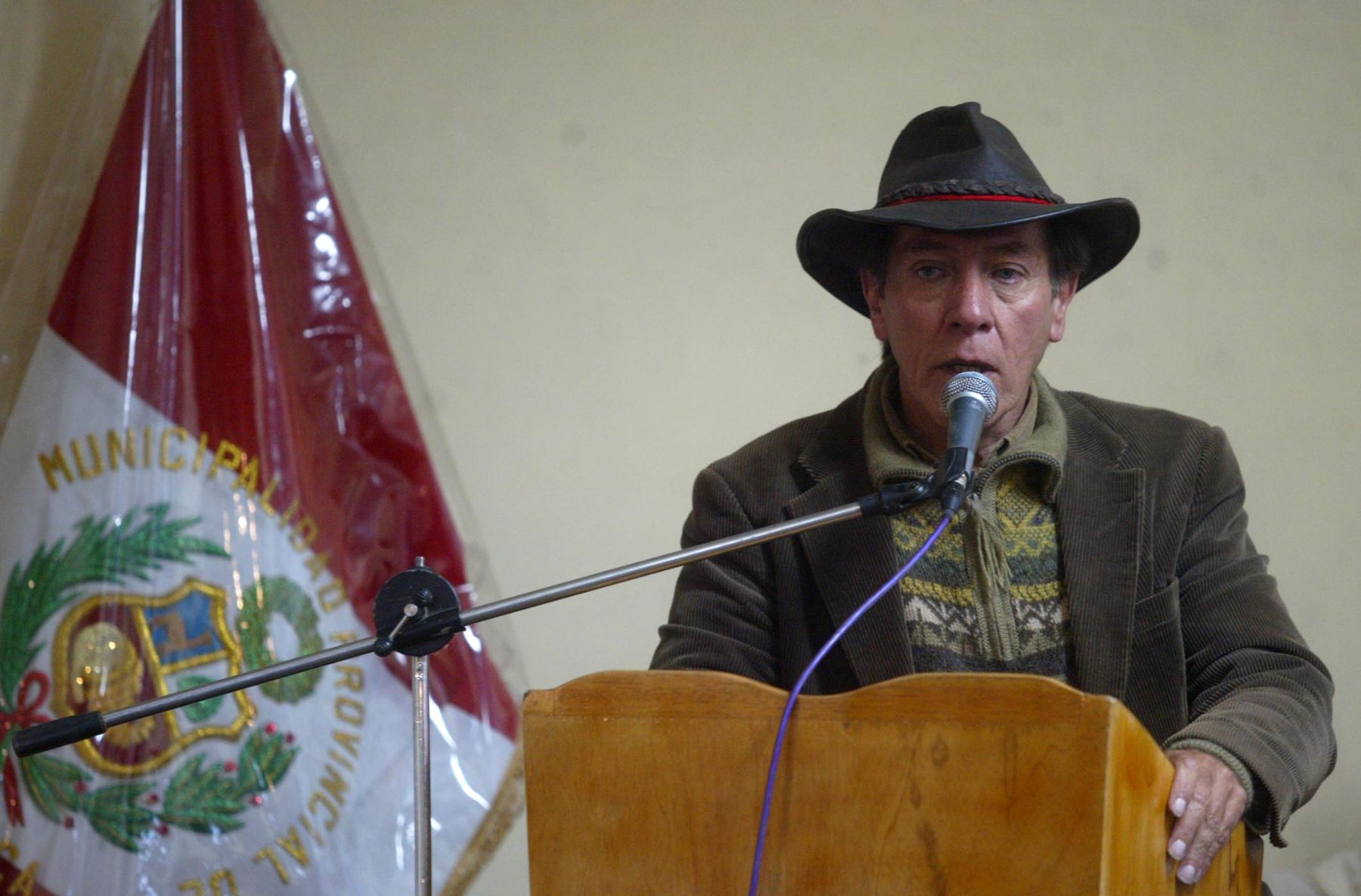 Presidente de la región Huancavelica, Federico Salas Guevara. Foto: Alberto Orbegoso