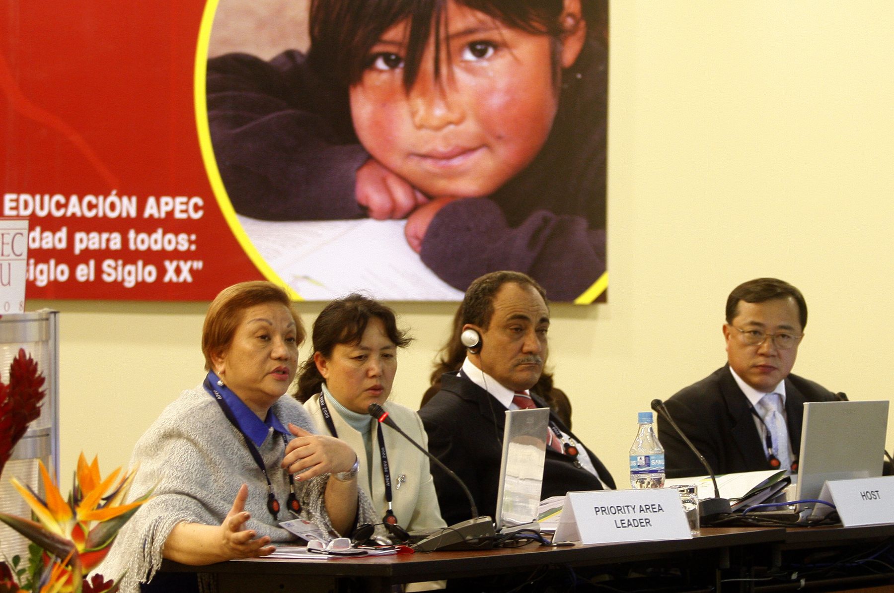 Encuentro de delgados previo a la Reunión Ministerial de Educación de APEC. Foto. ANDINA/Stephanie Zollner