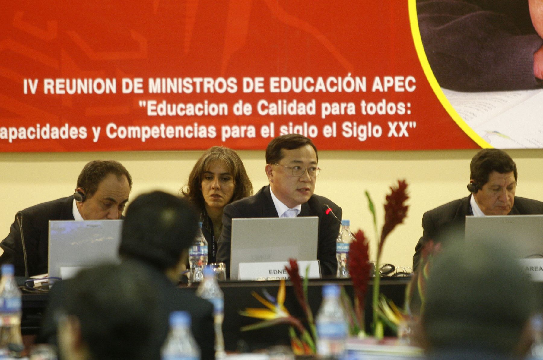 Young Hwa Kim, Presidente de IACE, participa de las reuniones en el encuentro previo a la Reunión Ministerial de APEC. Foto. ANDINA/Stephanie Zollner