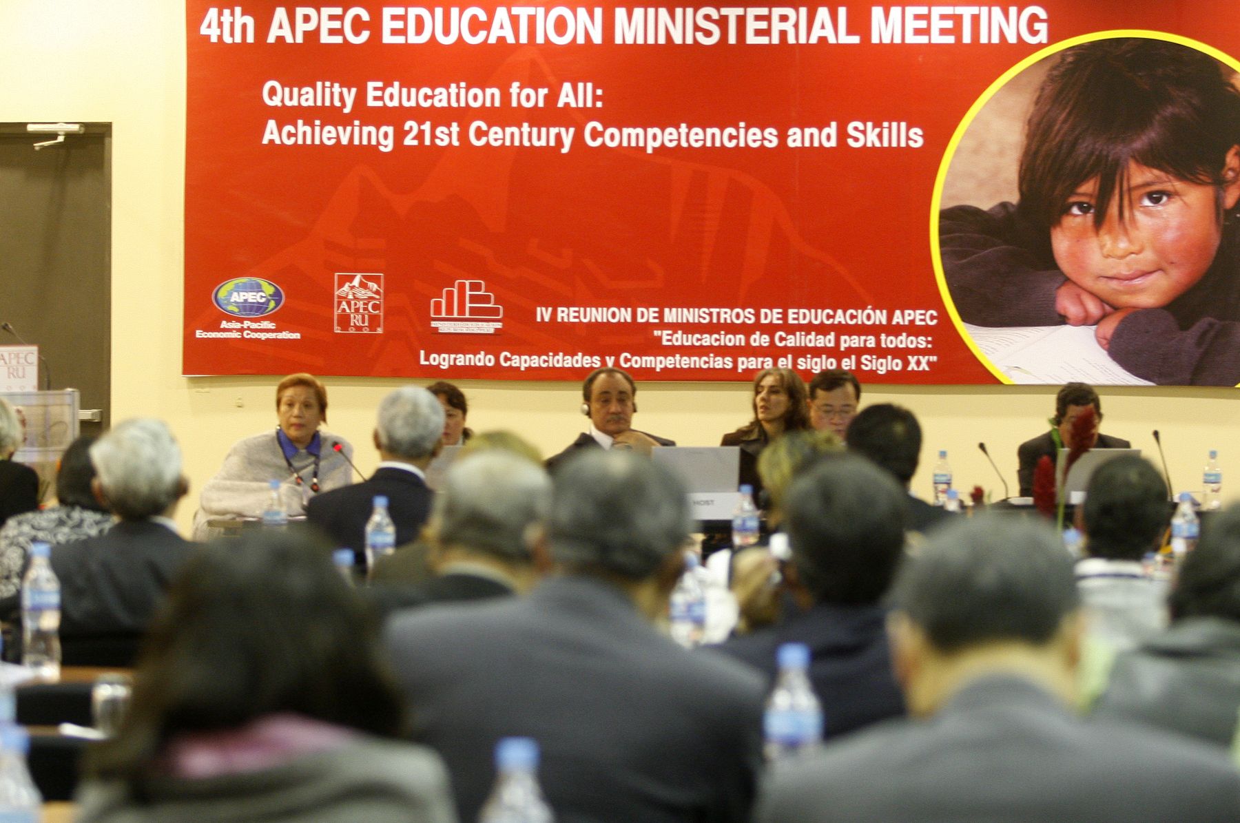 Encuentro de delgados previo a la Reunión Ministerial de Educación de APEC. Foto. ANDINA/Stephanie Zollner