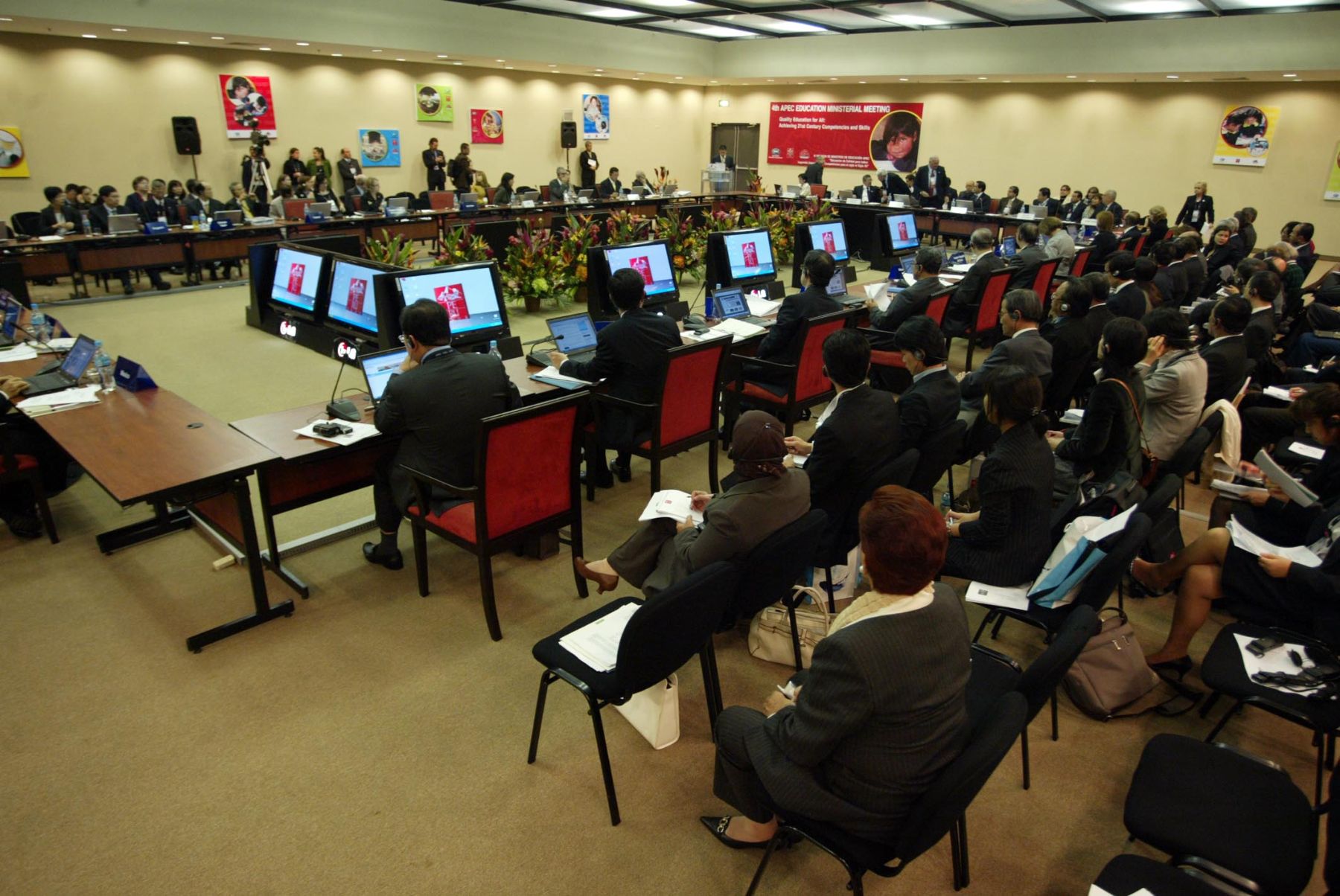 4ª Reunión Ministerial de Educación APEC 2008 inaugurada hoy  en Lima. Foto: ANDINA / Alberto Orbegoso