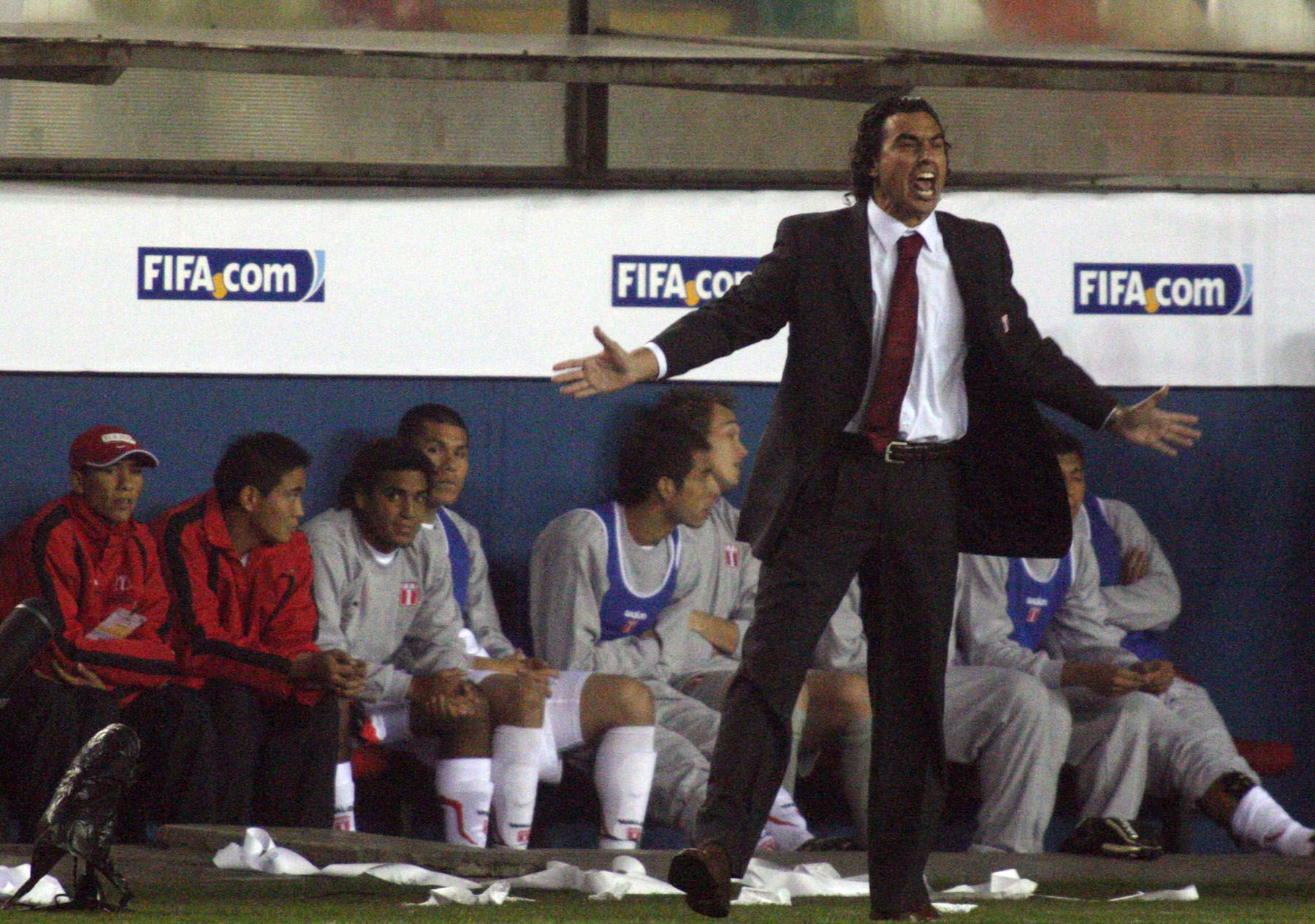 Eliminatorias Sud-Africa 2010 Peru vs Colombia.Foto:ANDINA/carlos lezama