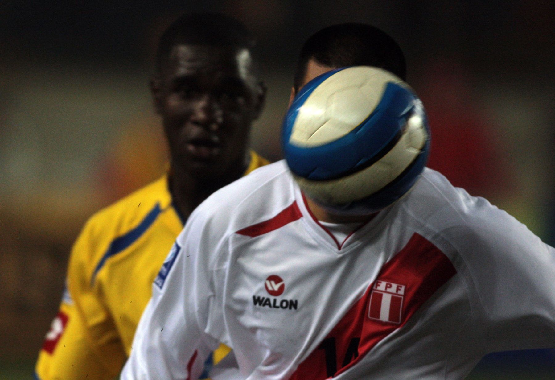 Selecciones de Perù y Colombia terminaron empatadas a un gol por bando.Foto:ANDINA/Juan Carlos Guzmàn Negrini.