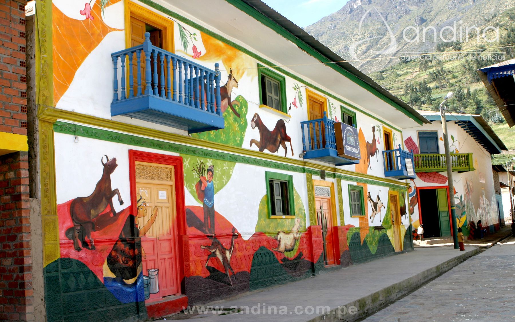 Huarochiri-Lima: Calles de San Damian