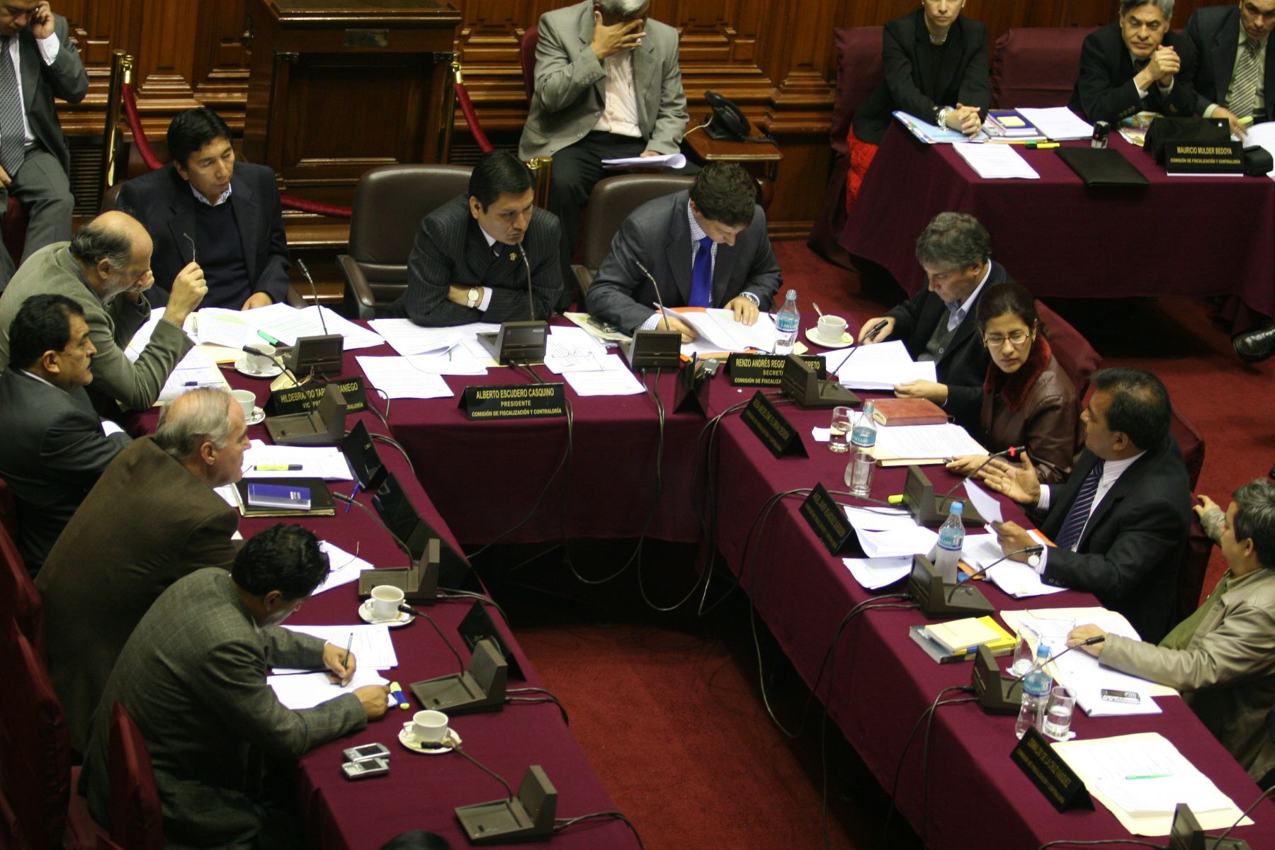Comisión de Fiscalización del Congreso. Foto: ANDINA/Víctor Palomino Gómez.