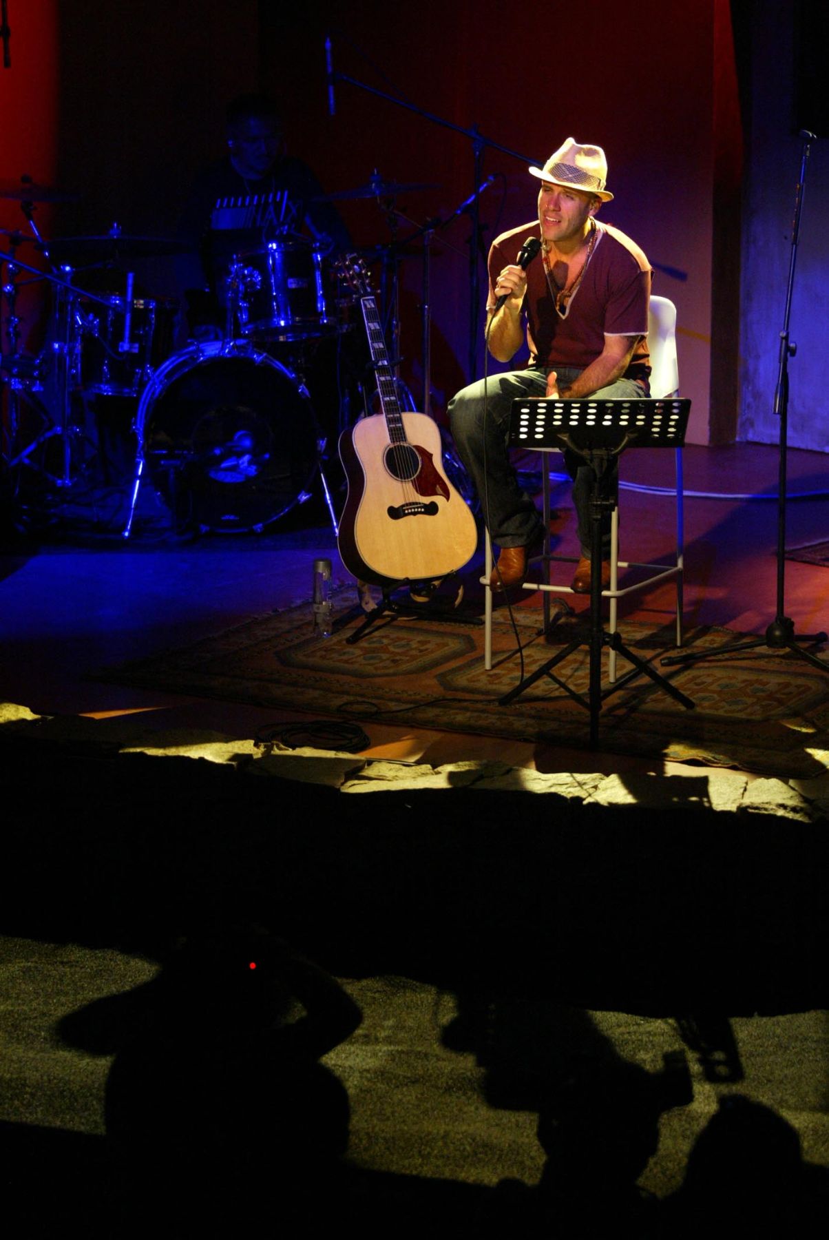 Gianmarco, presenta su nuevo disco "Desde adentro", en el teatro la Plaza Isil, en Larcomar. Foto: ANDINA / Alberto Orbegoso