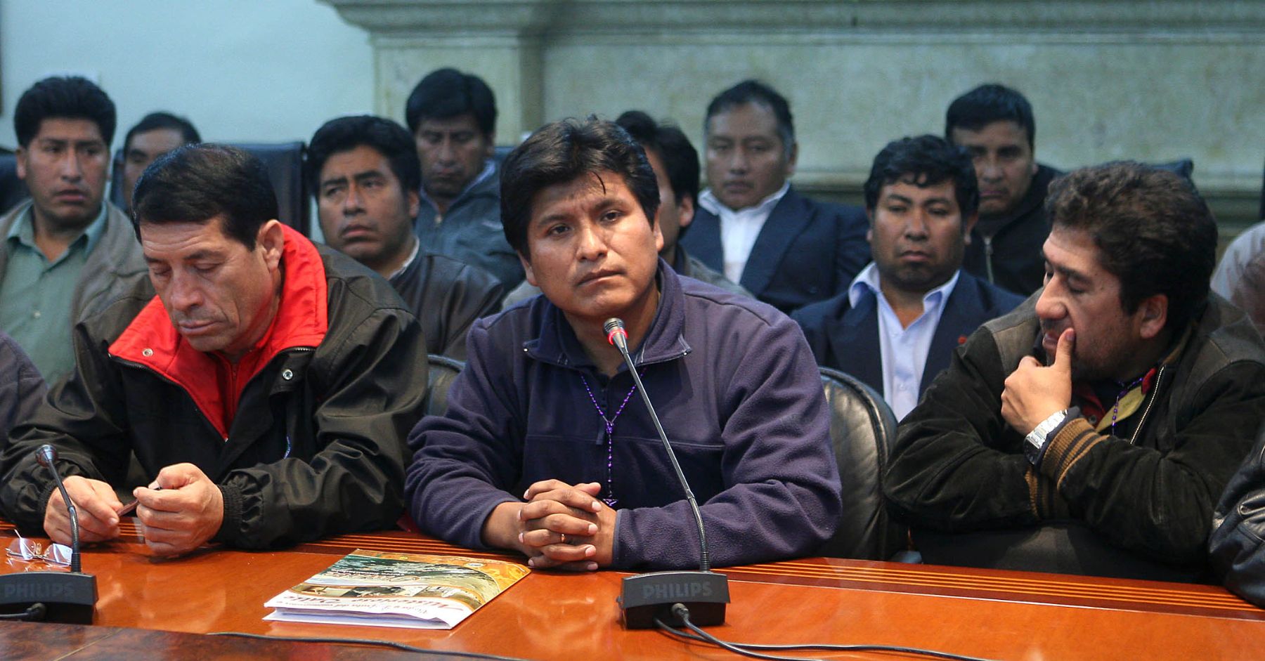 Autoridades regionales de Moquegua, expresan acuerdo con acta de 8 puntos firmada con autoridades del Gobierno. Foto: ANDINA / Alberto Orbegoso