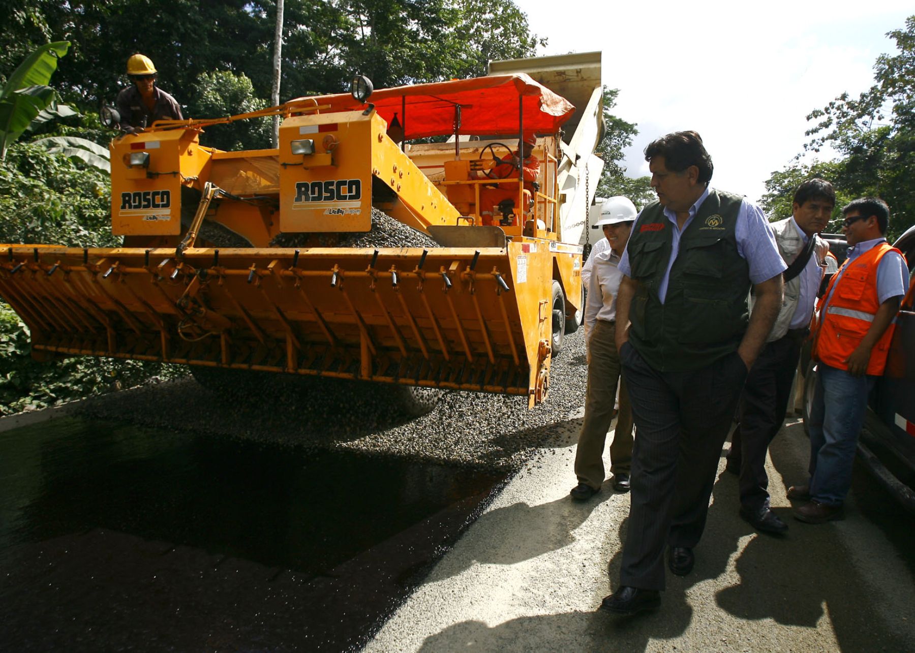 Presidente Alan García en Madre de Dios. Foto: Sepres.