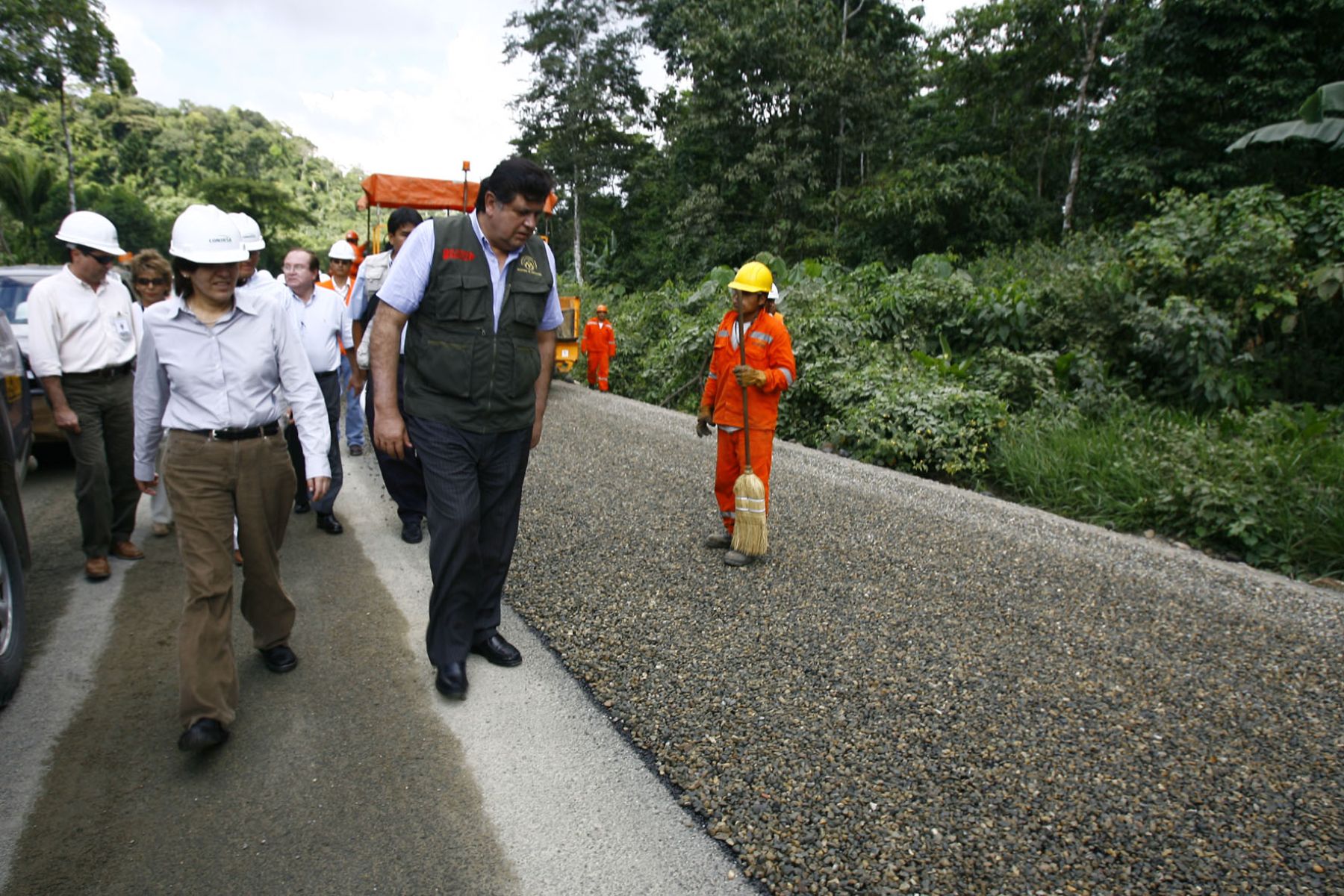El jefe de Estado, Alan García inauguró, esta mañana, 43 puentes de la Interoceánica Sur. Foto: ANDINA / Sepres / Oscar Farje