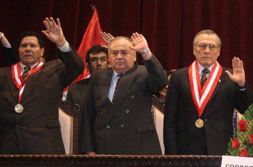 Conmemoran cien años de nacimiento lider histórico del Apra, Luis Negreiros Vega, en la Universidad Federico Villareal. Foto: ANDINA/Maritza Rosales.