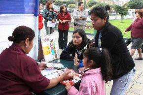 El Minsa realizará una jornada de salud gratuita en el distrito del Rímac. Foto:ANDINA/Norman Córdova.