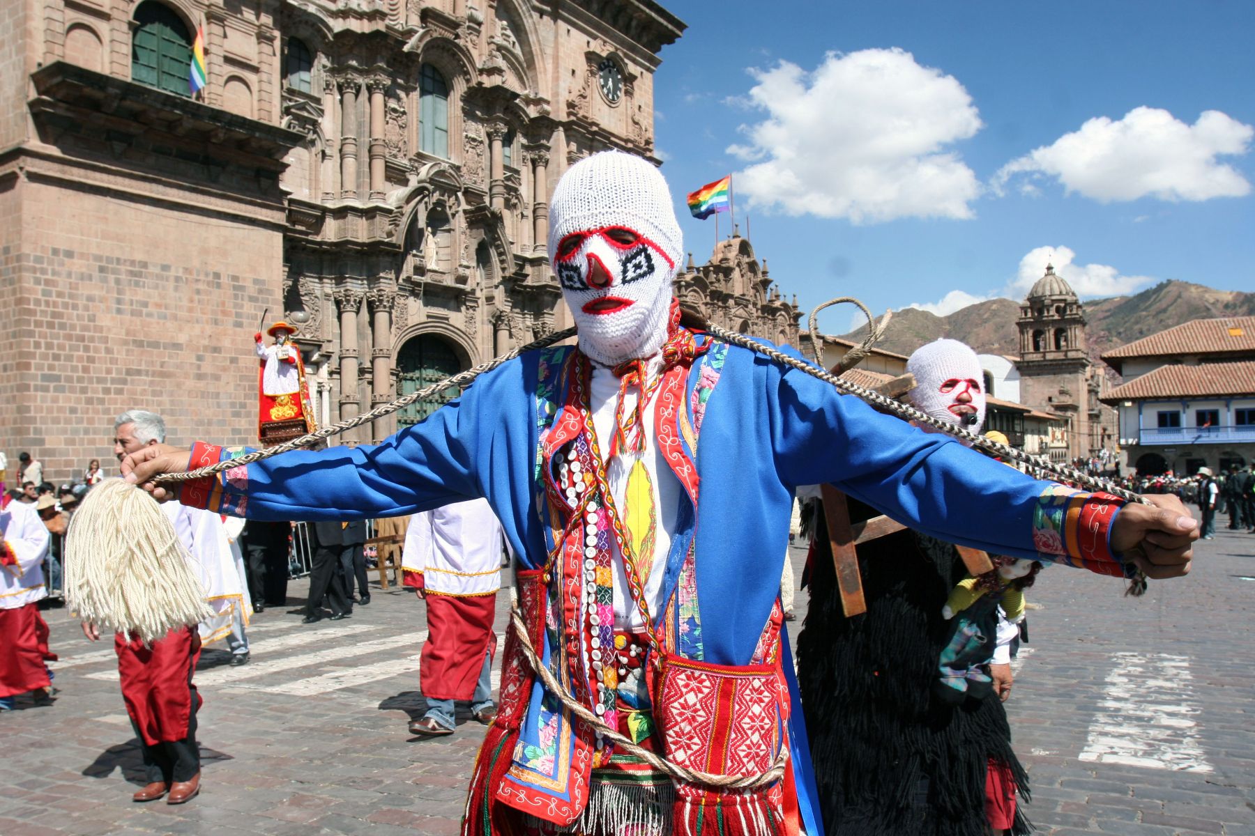 Desfile cívico en homenaje a la ciudad de Cusco. Foto: ANDINA/Norman Córdova