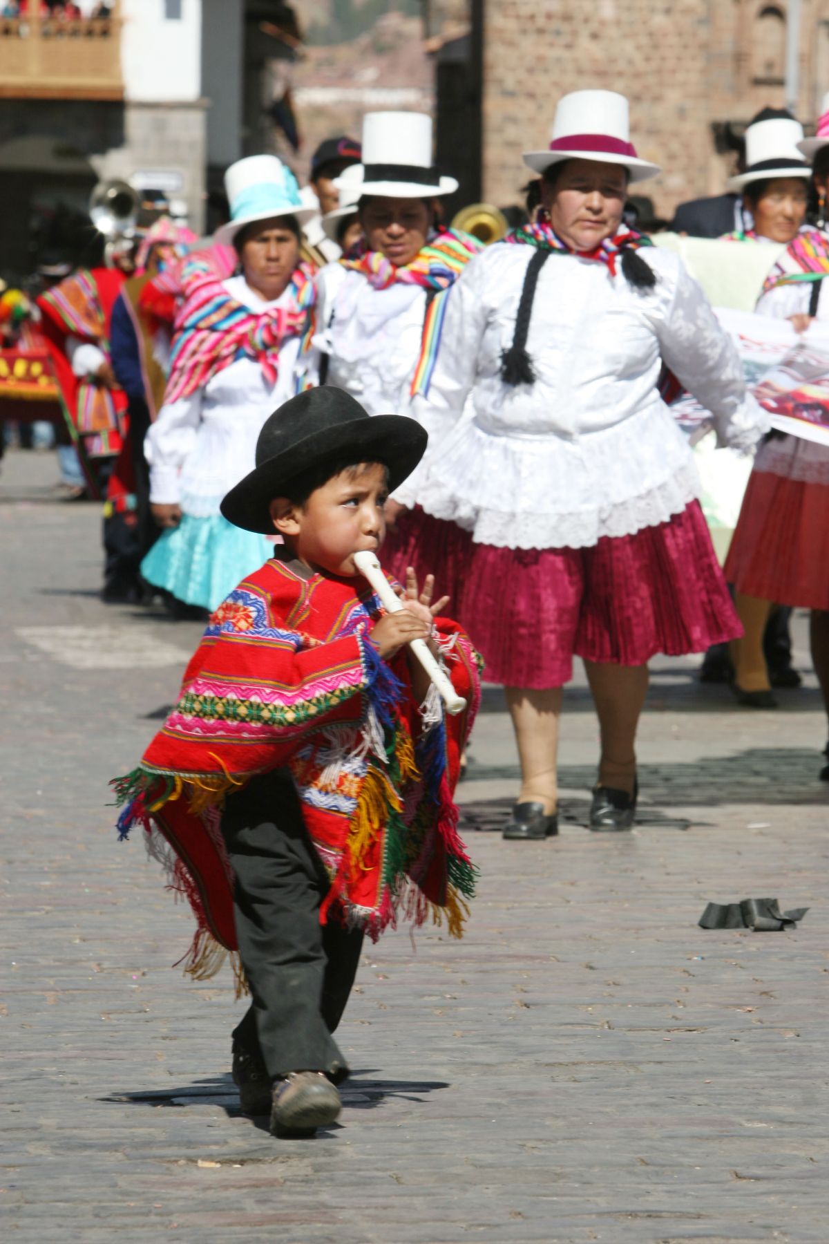 Desfile cívico en homenaje a la ciudad de Cusco. Foto: ANDINA/Norman Córdova