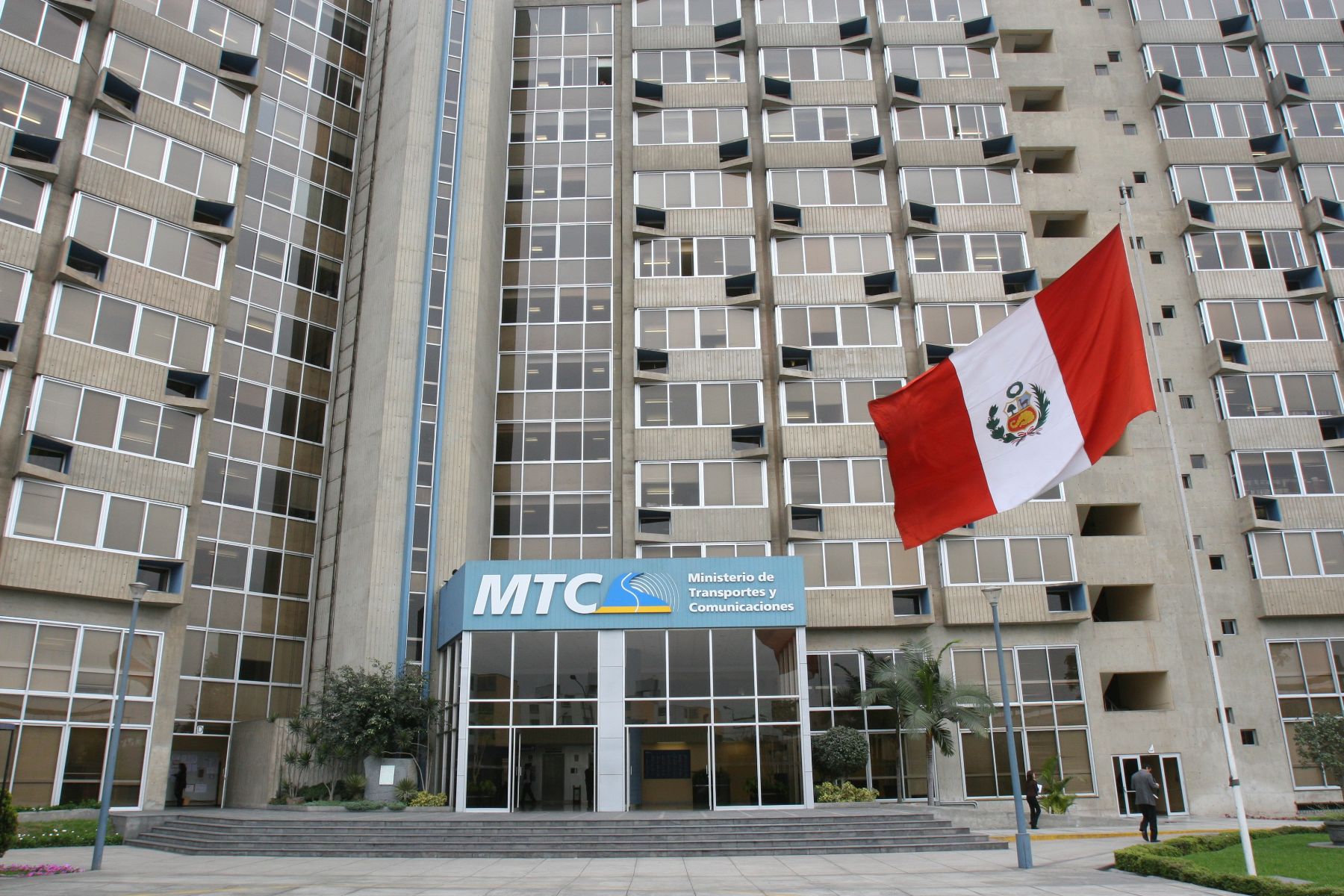 Sede del Ministerio de Transportes y Comunicaciones (MTC). ANDINA/archivo