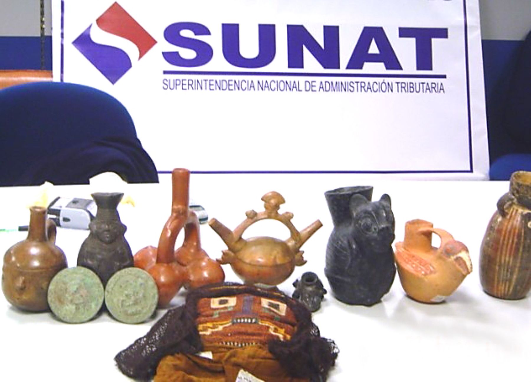 Sunat evita tráfico de patrimonio cultural