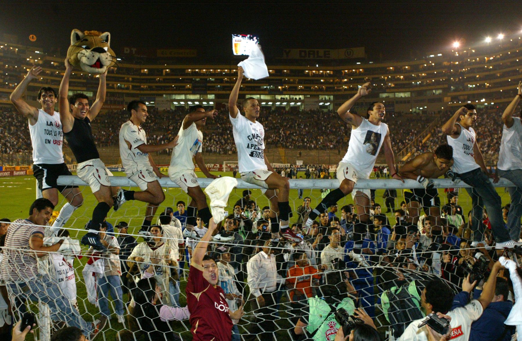 Universitario de Deportes se coronó campeón del torneo Apertura. Foto: ANDINA/Rubén Grández.