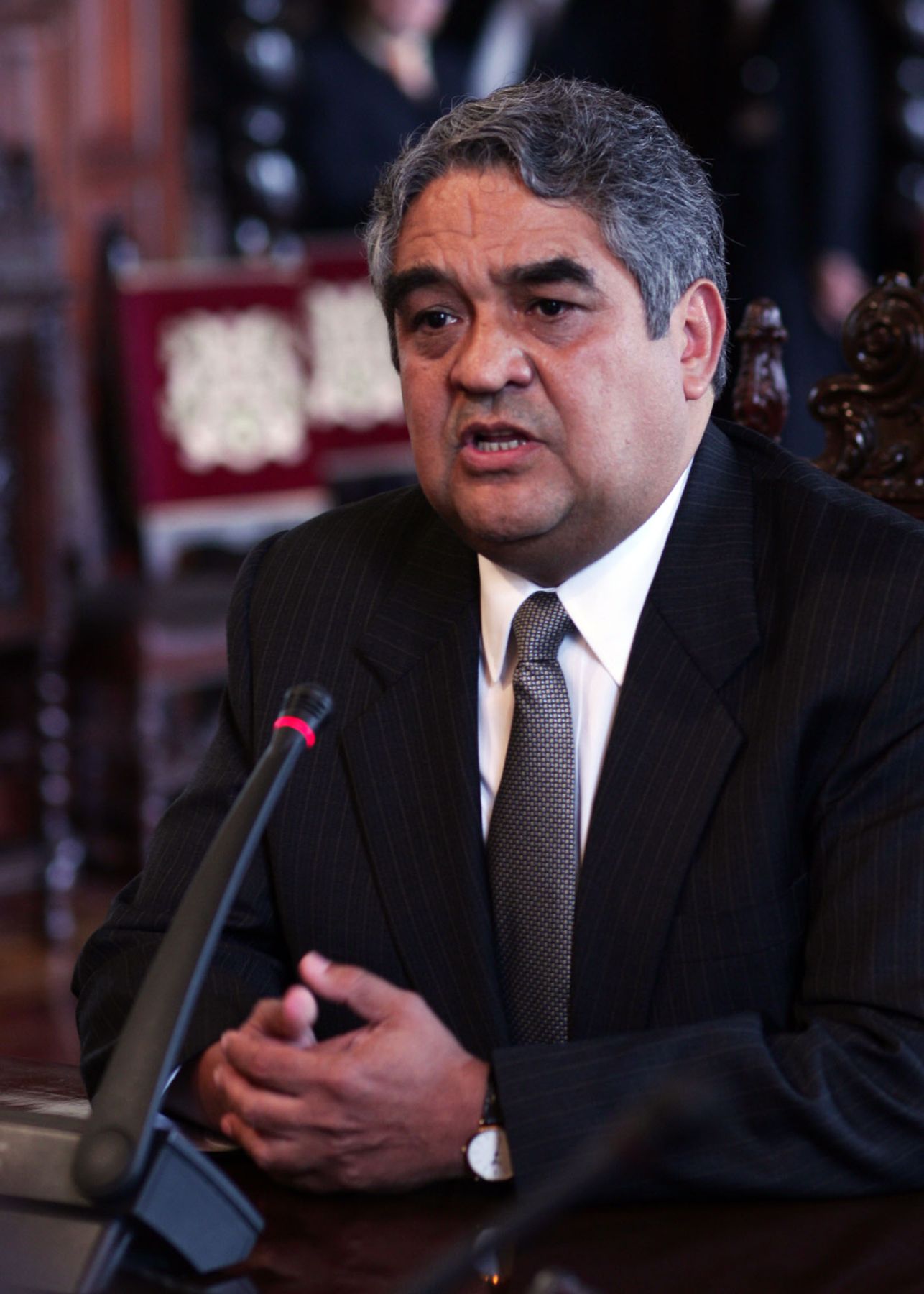 Conferencia de prensa del nuevo Ministro de Economia, Luis Valdivieso Foto: ANDINA/ /Dante Zegarra