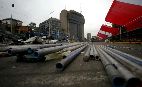 Avenida de La Peruanidad va quedando lista para ser escenario de Gran Parada Cívico-Militar. Foto: ANDINA / Alberto Orbegoso