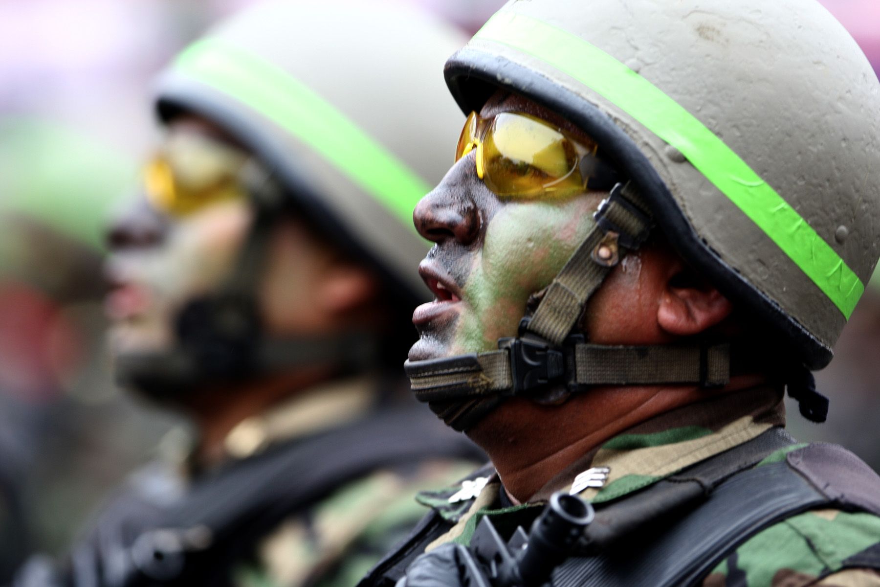 Los comandos Chavín de Huantar fueron los primeros en desfilar por la avenida de La Peruanidad en la Parada Militar por Fiestas Patrias. Foto: ANDINA /Jack Ramón Morales