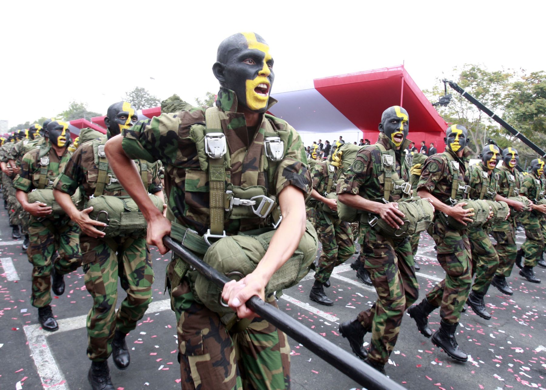 ran Parada Cívico Militar en la Av. de la Peruanidad. Foto: ANDINA / Dante Zegarra.