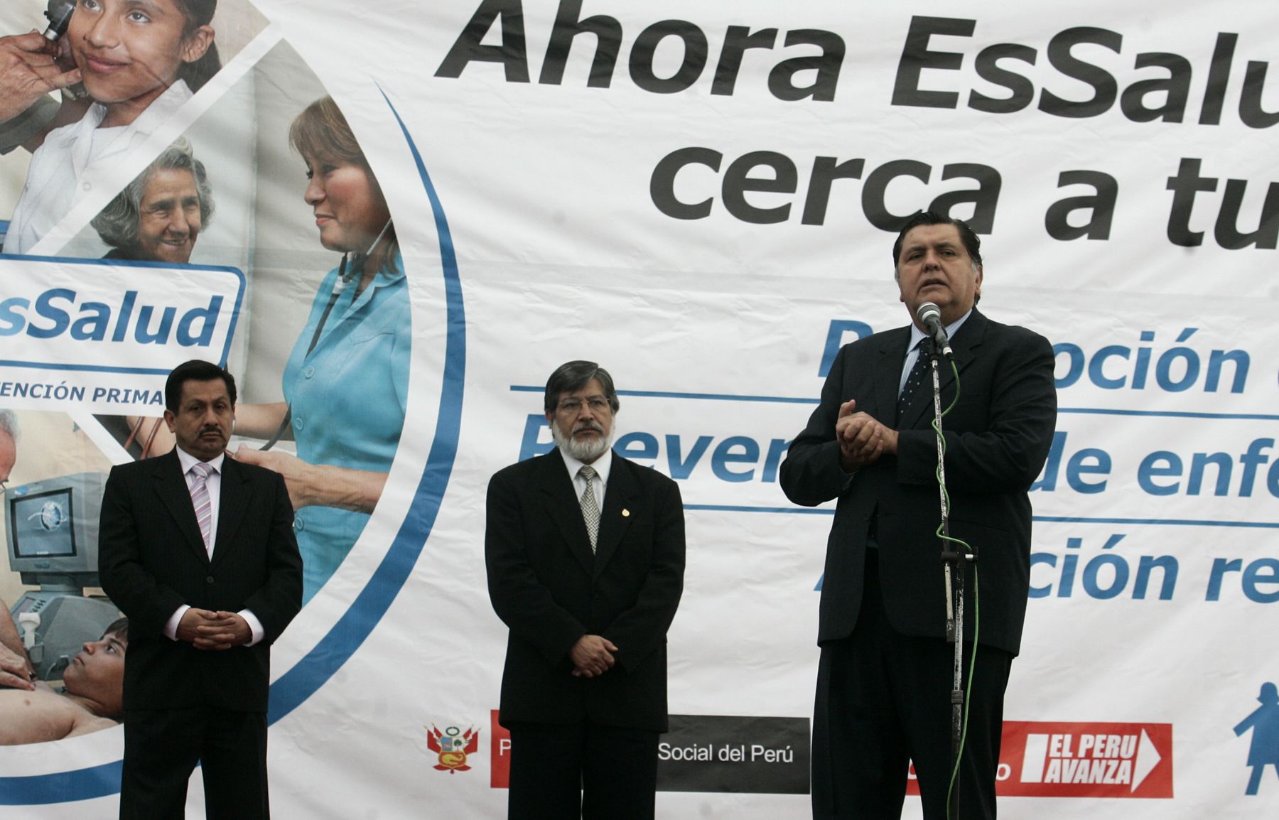 Presidente Alan García, inagura Centro de Atención Primaria de Huaycan, Foto: ANDINA/Rafael Cornejo