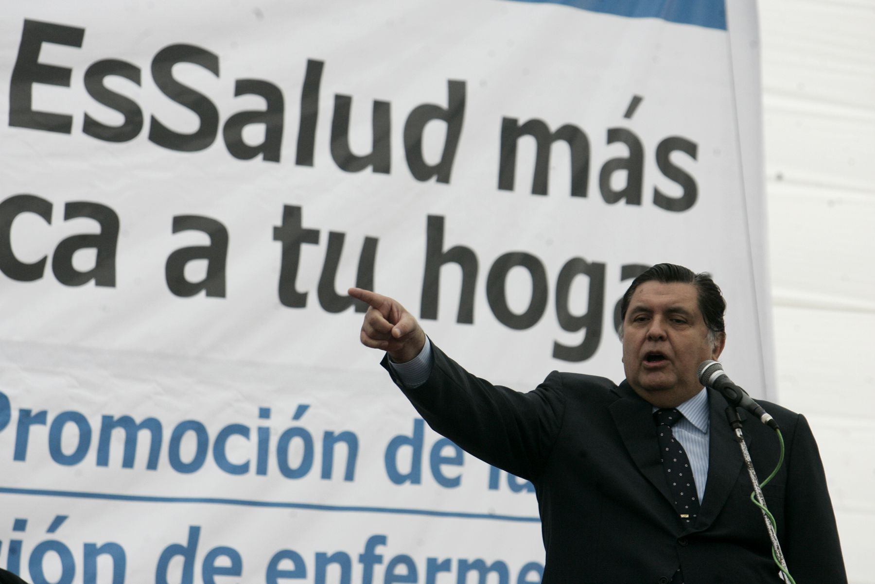 Presidente Alan García, inagura Centro de Atención Primaria de Huaycan.  Foto: ANDINA/ Rafael Cornejo