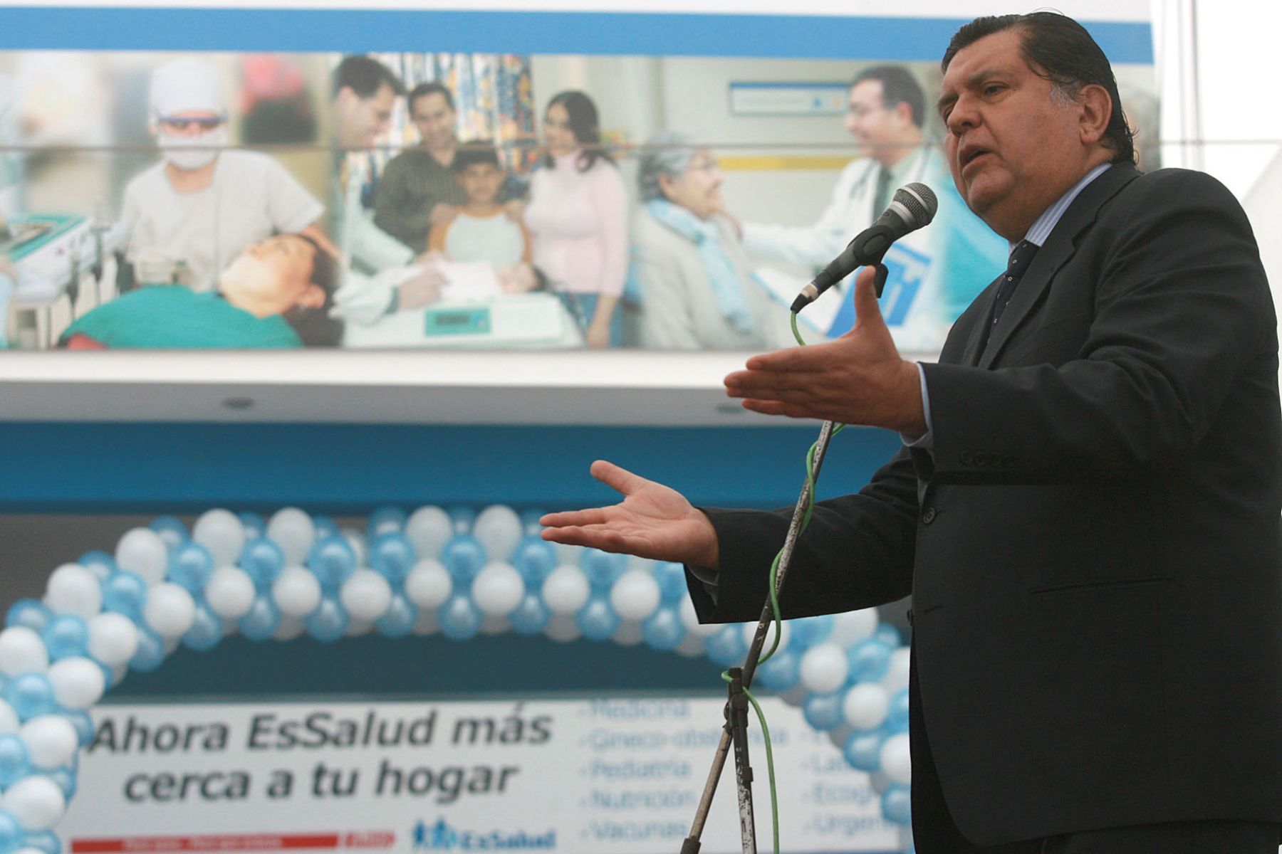 El Jefe de Estado, Alan García, inagura esta mañana el Centro de Atención Primaria de Essalud en Huaycan. Foto:ANDINA/ Sepres/Oscar Farje Gomero