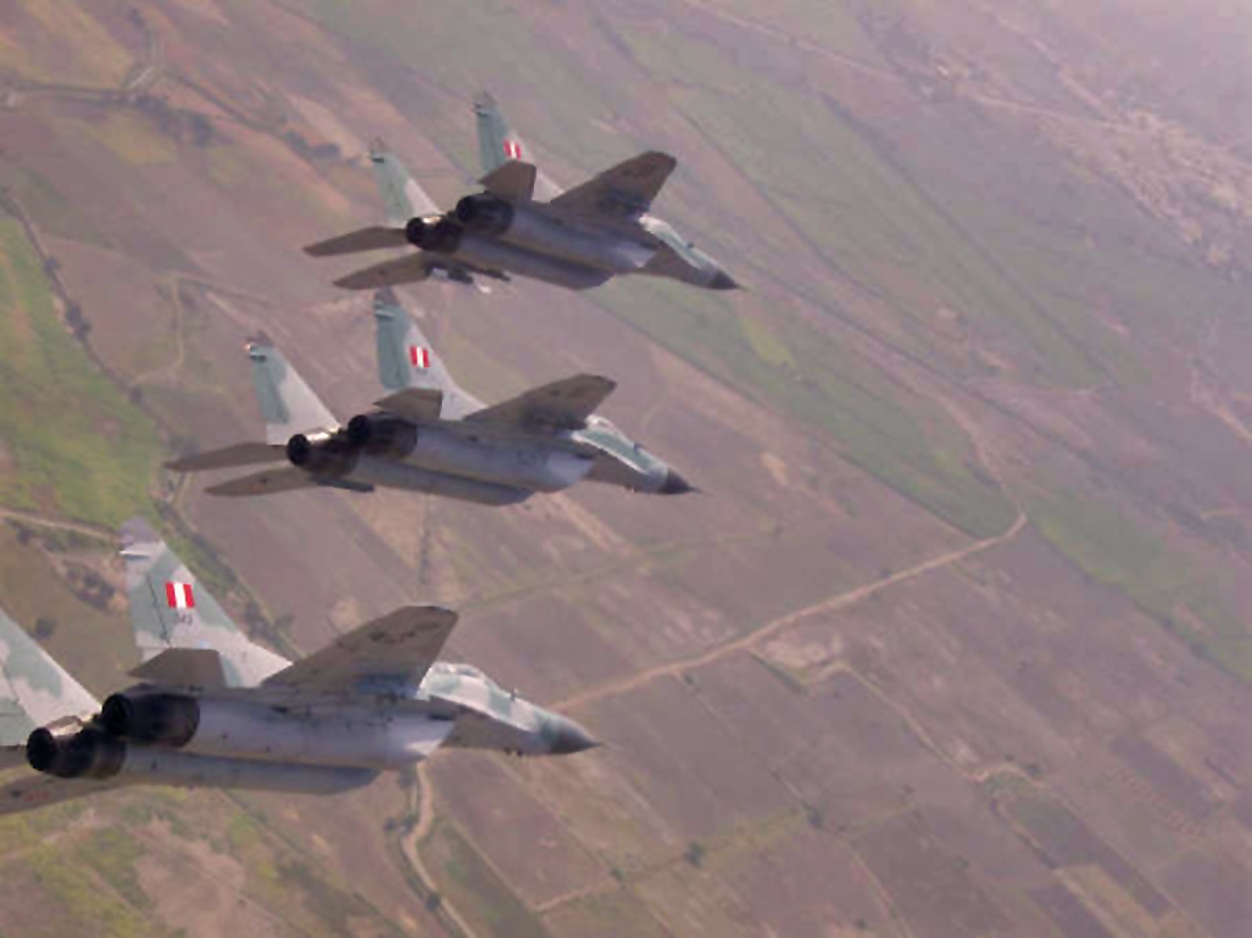 MIG-29 de la Fuerza Aérea del Perú.