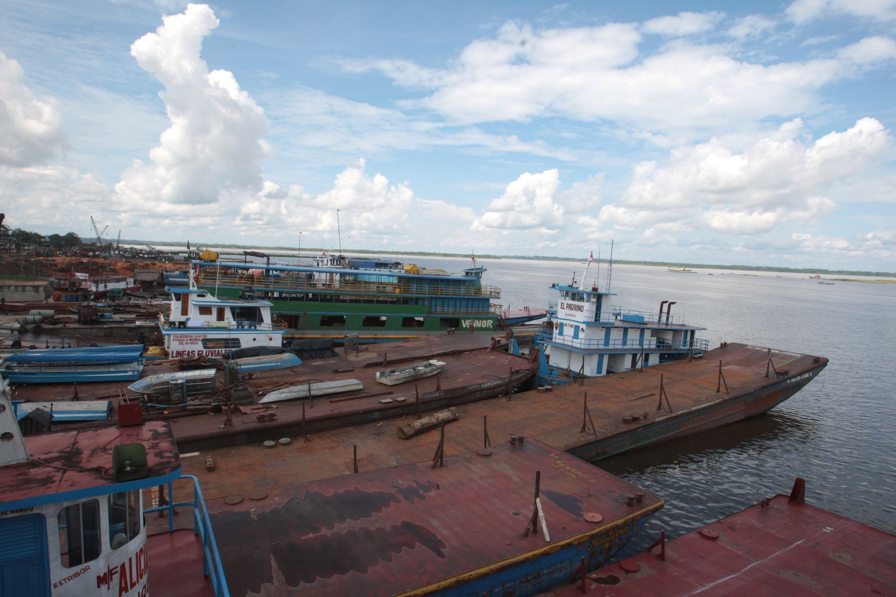 Puerto de Iquitos. ANDINA/Jack Ramón