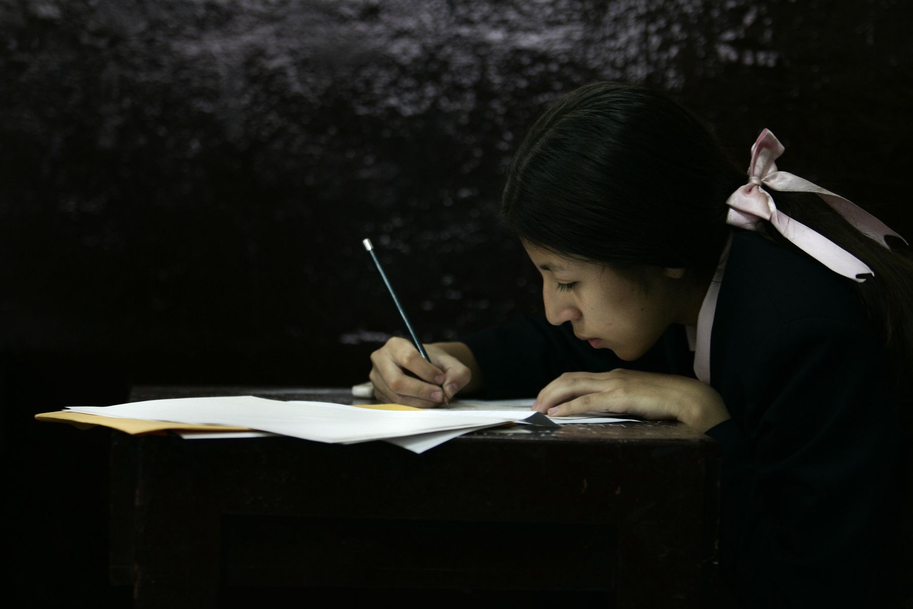 V Olimpiadas Nacionales de Matemáticas que se lleva a cabo en simultaneo en diferentes colegios. Foto: ANDINA/Rafael Cornejo
