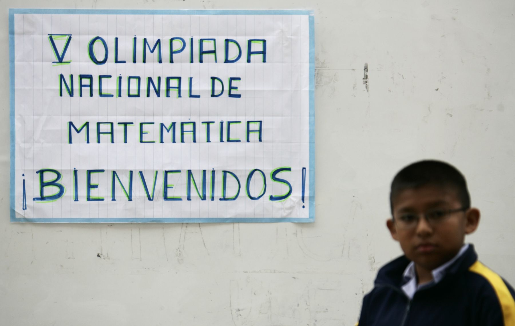 V Olimpiadas Nacionales de Matemáticas que se lleva a cabo en simultaneo en diferentes colegios. Foto: ANDINA/Rafael Cornejo