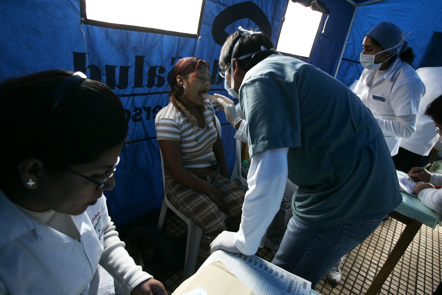 Ministerios de Salud y Justicia, lanzan campaña de salud en favor de las internas del penal Santa Mónica en Chorrillos.