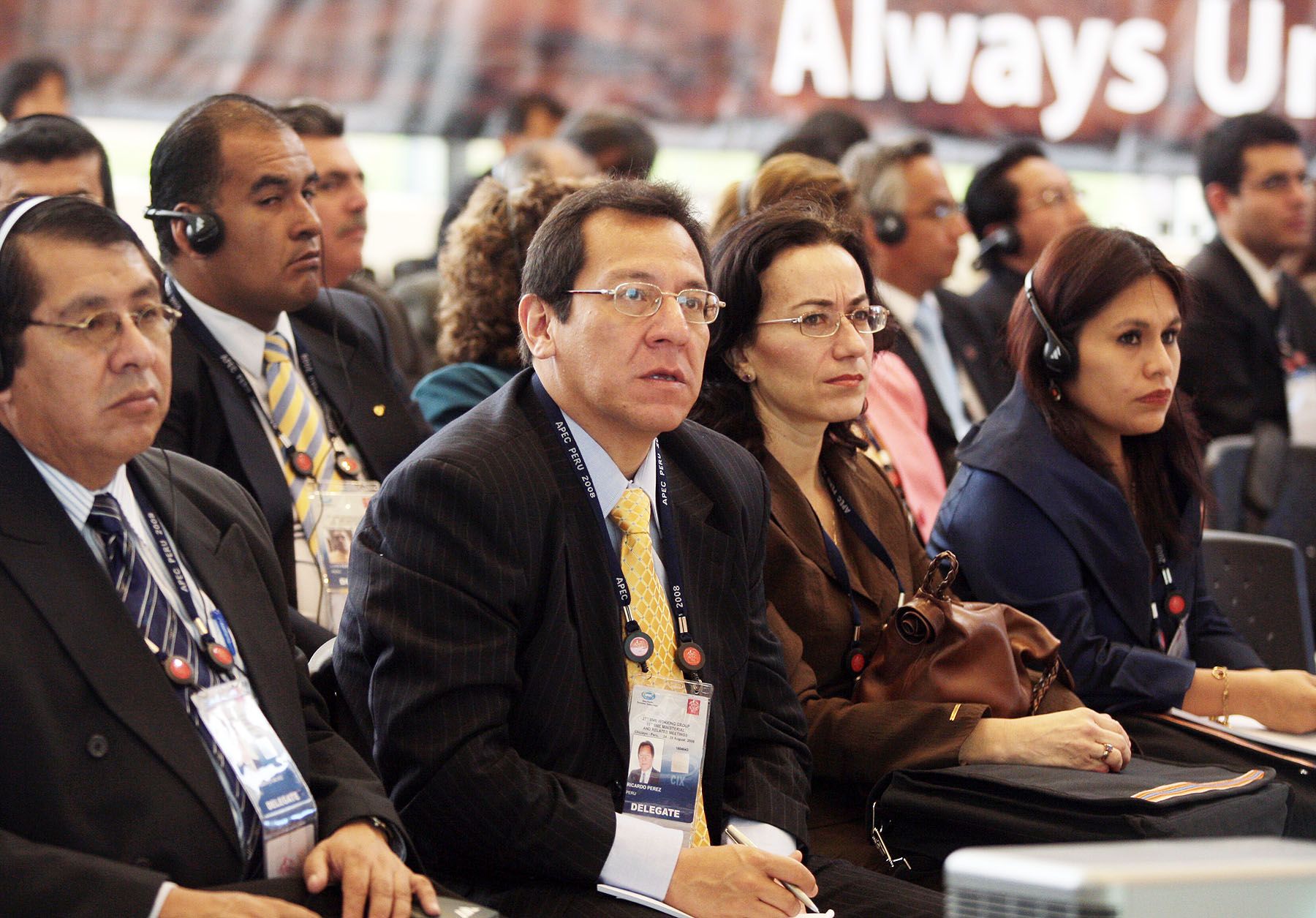 Mas de 200 representantes de las 21 economías que conforman el FORO APEC paraticipan desde hoy en la reunión del Grupo de Trabajo de APEC sobre pequeña y mediana empresa en Chiclayo.Foto:ANDINA/Carlos Lezama