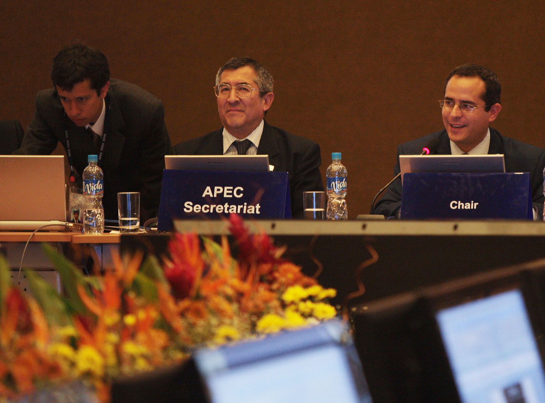 Director ejecutivo de la Secretaría del Foro de Cooperación Económica Asia Pacífico(APEC), Juan Carlos Capuñay esta tarde en Chiclayo.
Foto:ANDINA/Carlos Lezama