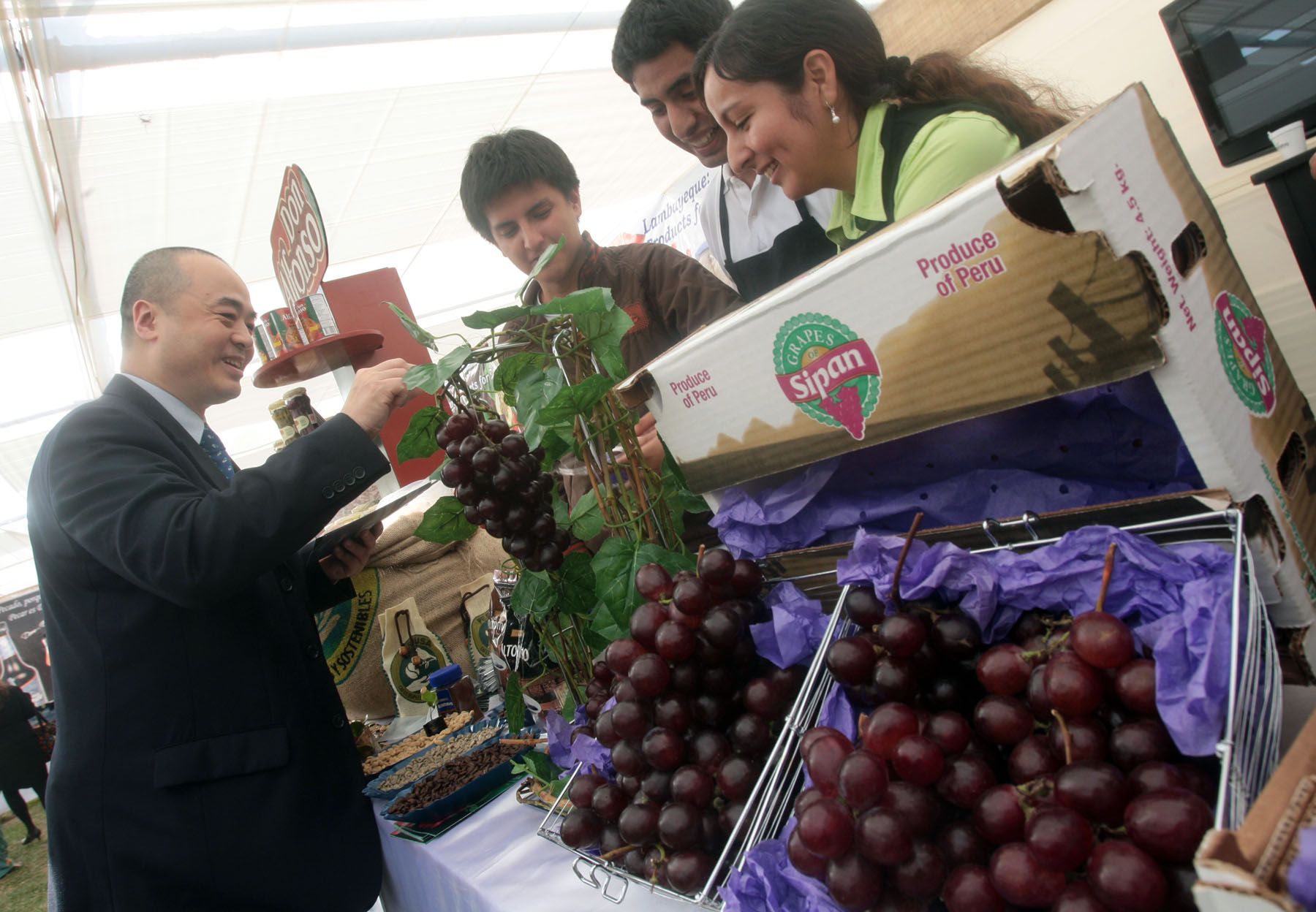 Feria Artesanal y de Productos Exportables en la 27° Reunión del Grupo de Trabajo de Pequeña y Mediana Empresa APEC 2008 en Chiclayo. Foto:ANDINA/ Carlos Lezama