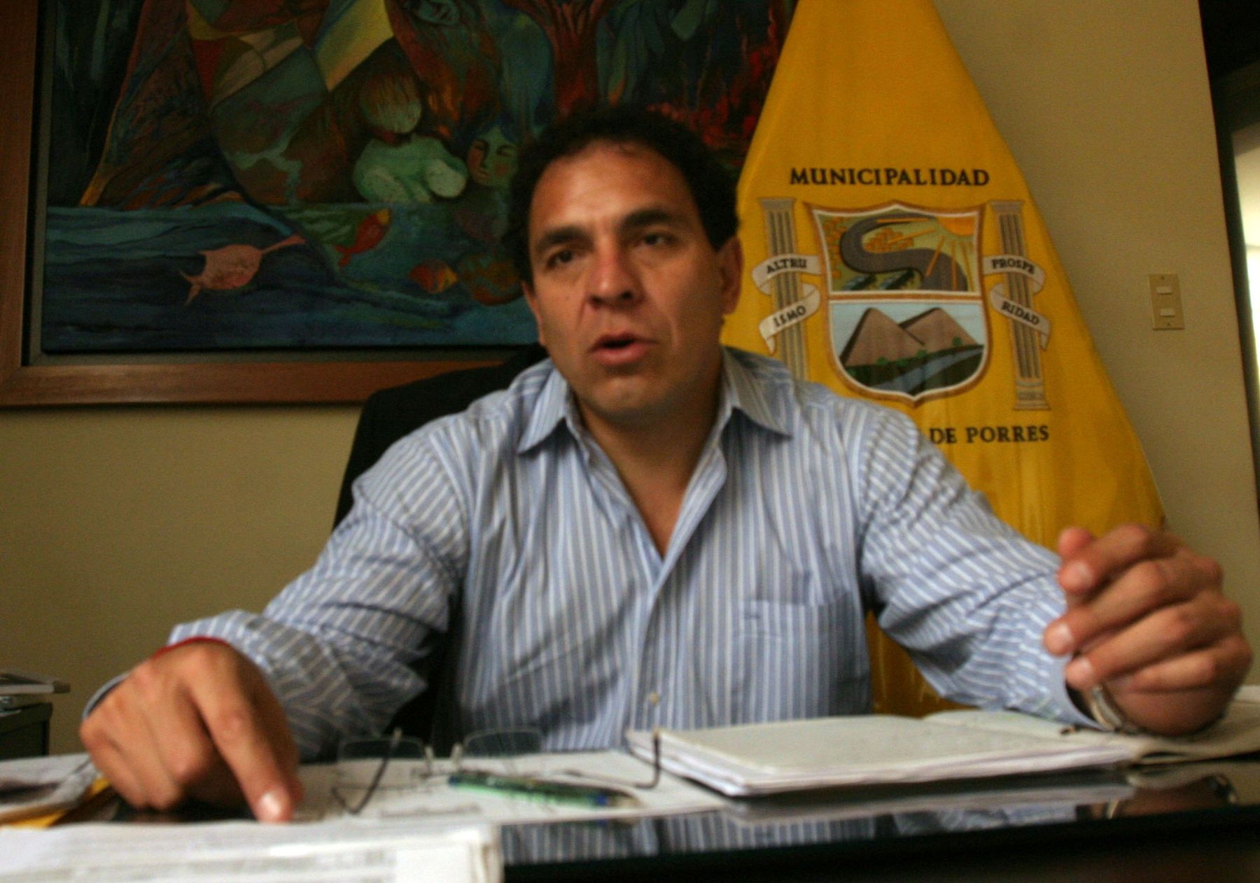 Alcalde de San Martin de Porres, Freddy Ternero, planteará contienda de competencia ante TC por supuesta intromisión de Comas. Foto:ANDINA/Hector Vinces.