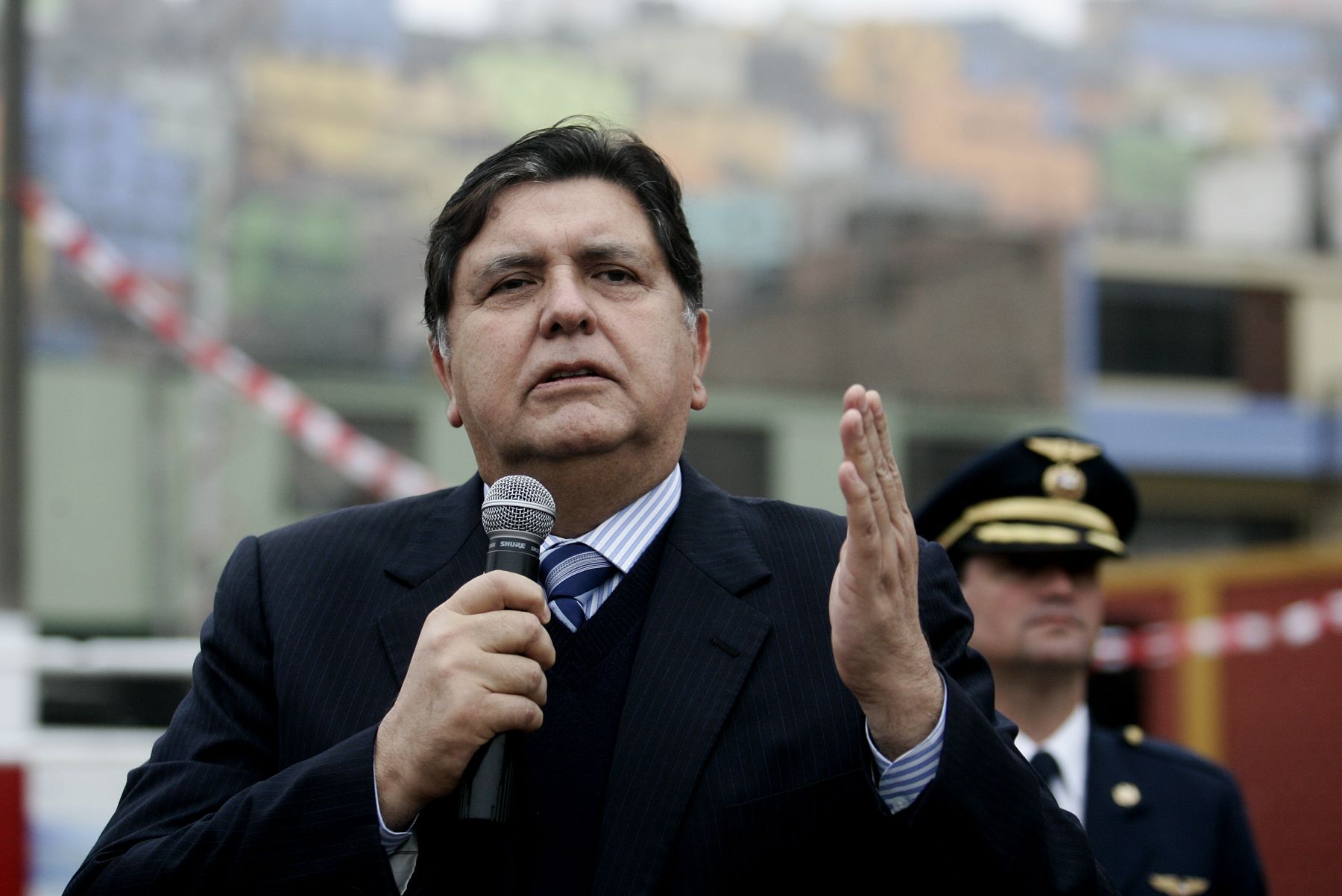 Presidente de la Repùblica, Alan García, inaguró obras de recuperación urbana en el Cerro San Cristobal. Foto: ANDINA / Rafael Cornejo.