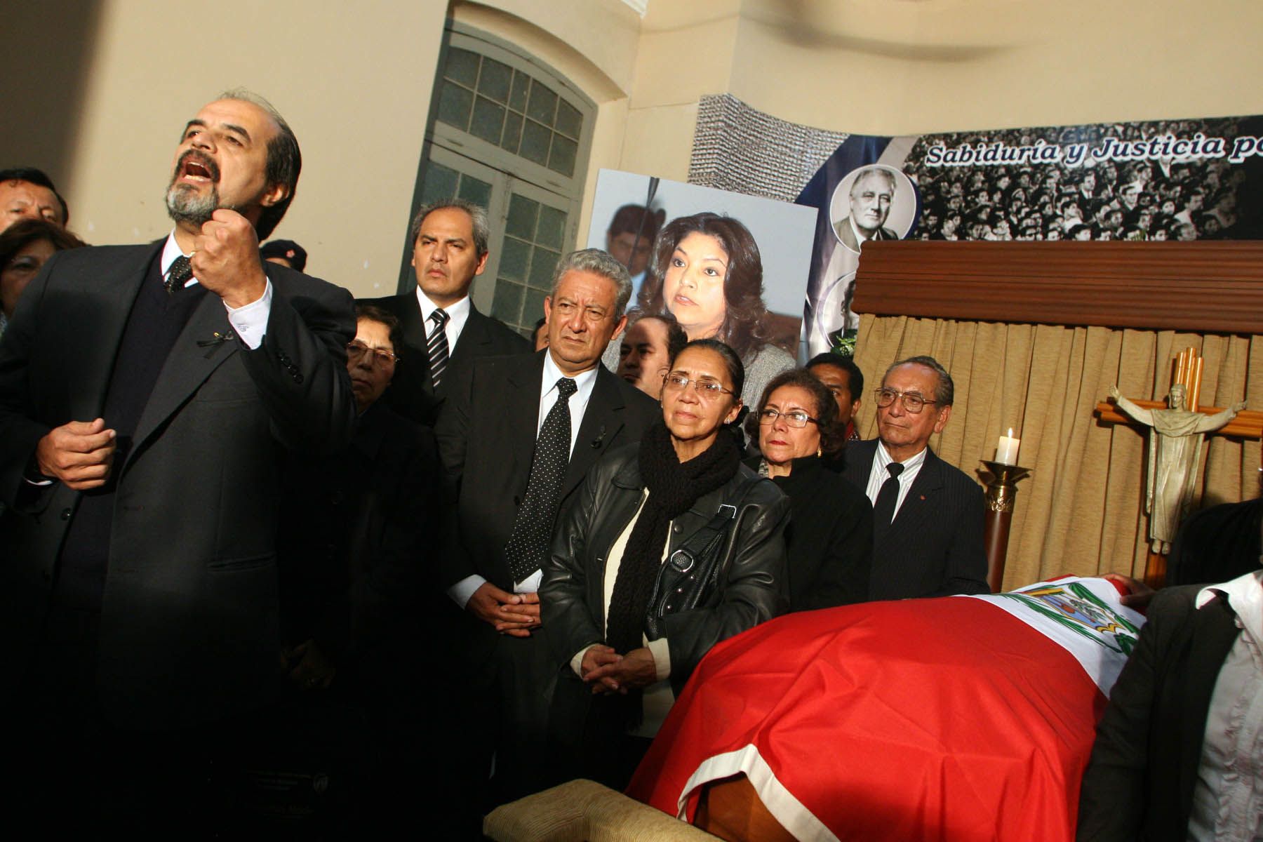 Rinden Homenaje Postumo a la Congresista Fabiola Salazar en la Casa del Pueblo. Foto: ANDINA / Carolina Urra
