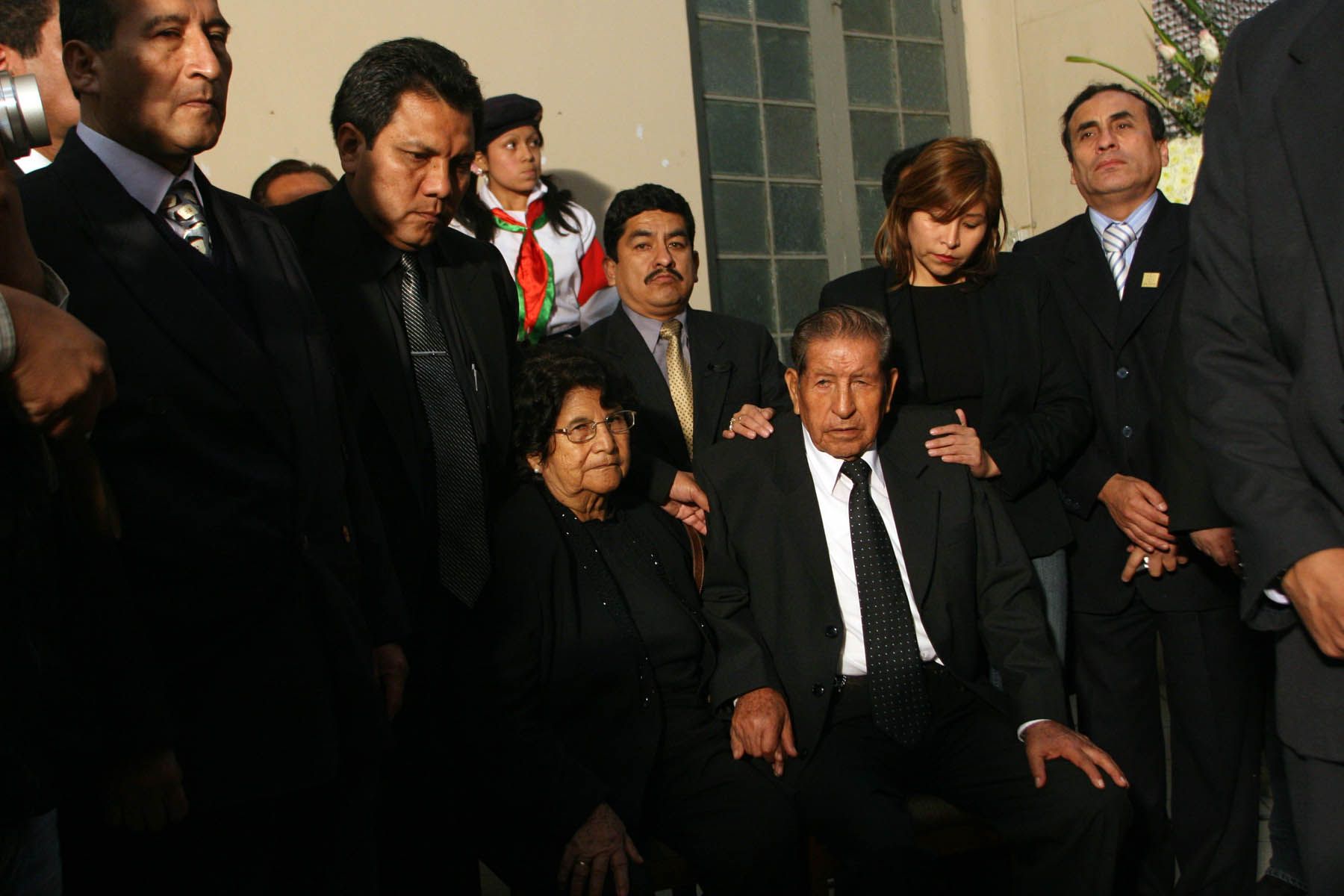 Familiares de la Congresista Fabiola Salazar. Foto: ANDINA / Carolina Urra