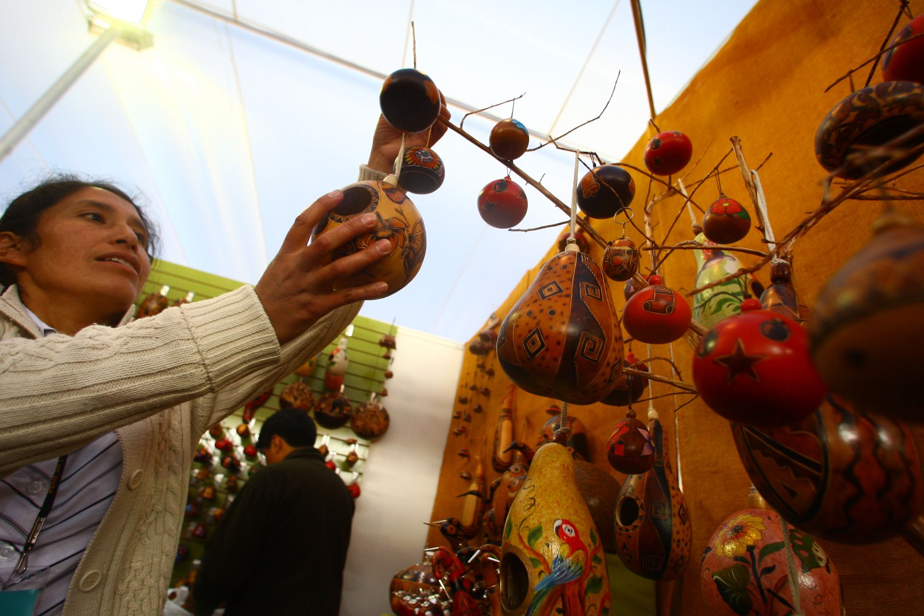 Evento " Perú Gift Show 2008", que se realiza en la ciudad de Lima. Foto: ANDINA / Alberto Orbegoso