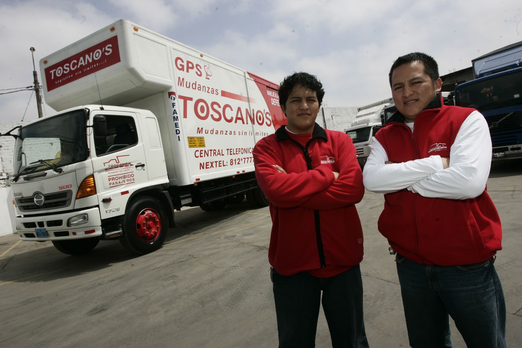 Gerardo Toscano y Marco Toscano, jóvenes empresarios. Foto: ANDINA