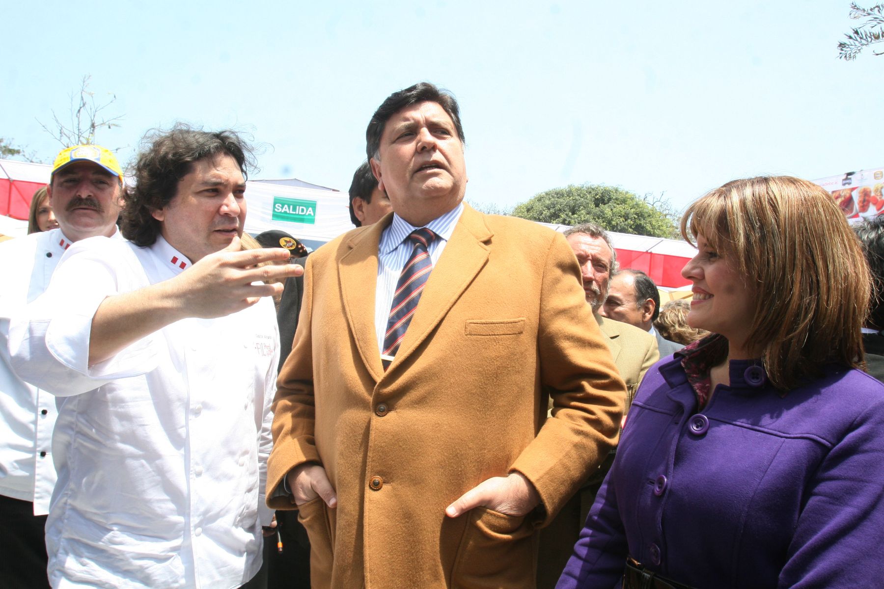 Presidente de la República, Alan García, inaugura Feria Internacional de Gastronomía "Perù Mucho Gusto".
Foto: Sepres.
