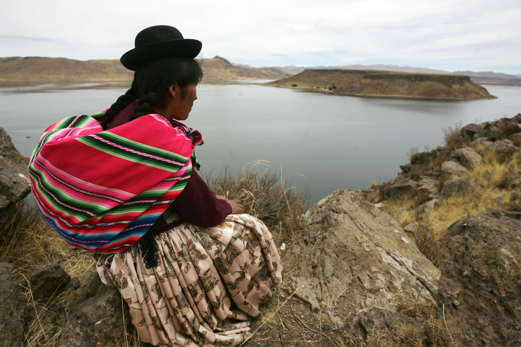 Delegados del Encuentro de Jóvenes del APEC visitaron las ruinas de Sillustani cerca a la ciudad de Puno. Foto: ANDINA / Rafael Cornejo.