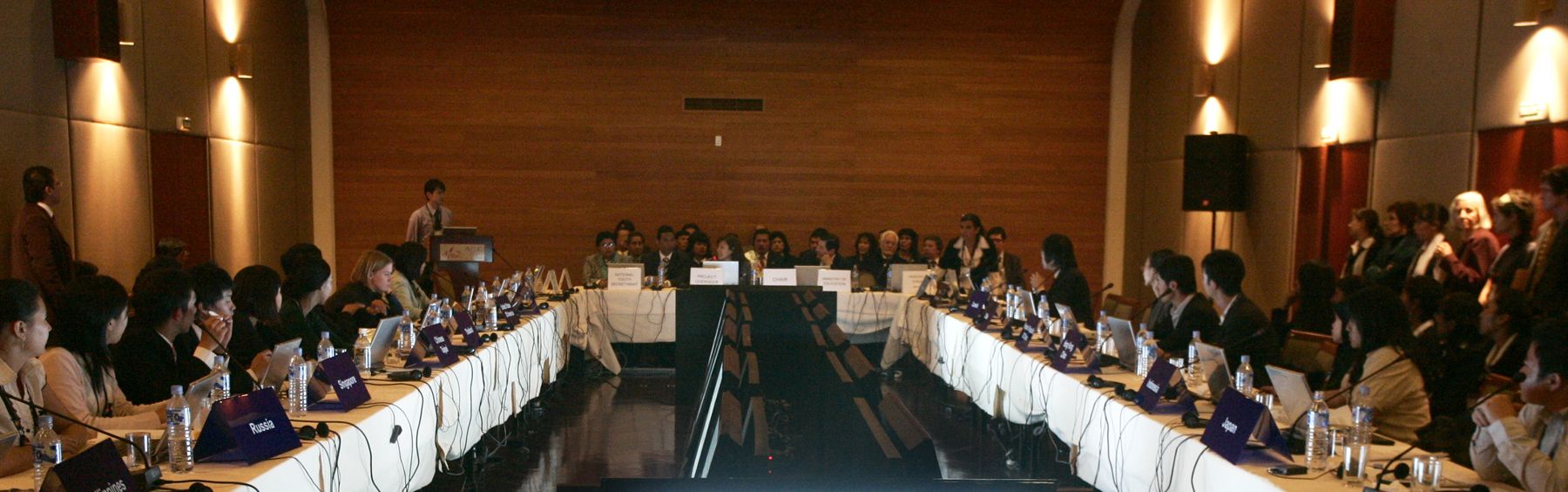Lectura de la declaración conjunta de la Reunión de Jóvenes APEC en Puno. Foto: ANDINA / Rafael Cornejo.
