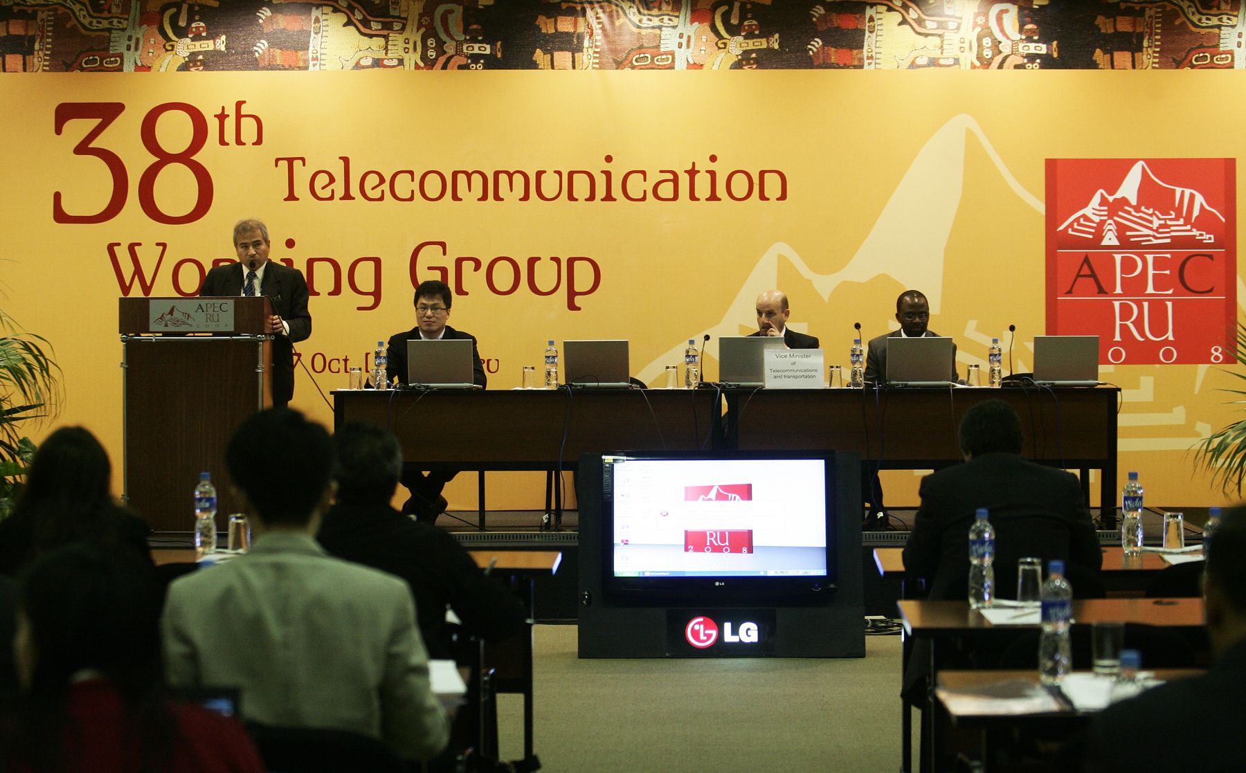 38º Reunión del Grupo de Trabajo de Telecomunicaciones en el marco del APEC 2008. Foto: ANDINA / Rafael Cornejo.