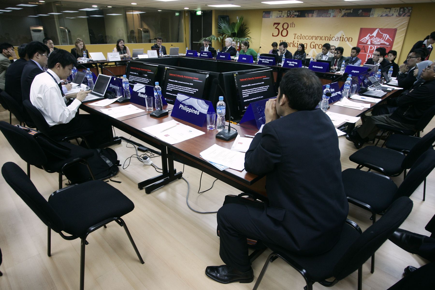 38º Reunión del Grupo de Trabajo de Telecomunicaciones en el marco del APEC 2008. Foto: ANDINA / Rafael Cornejo.