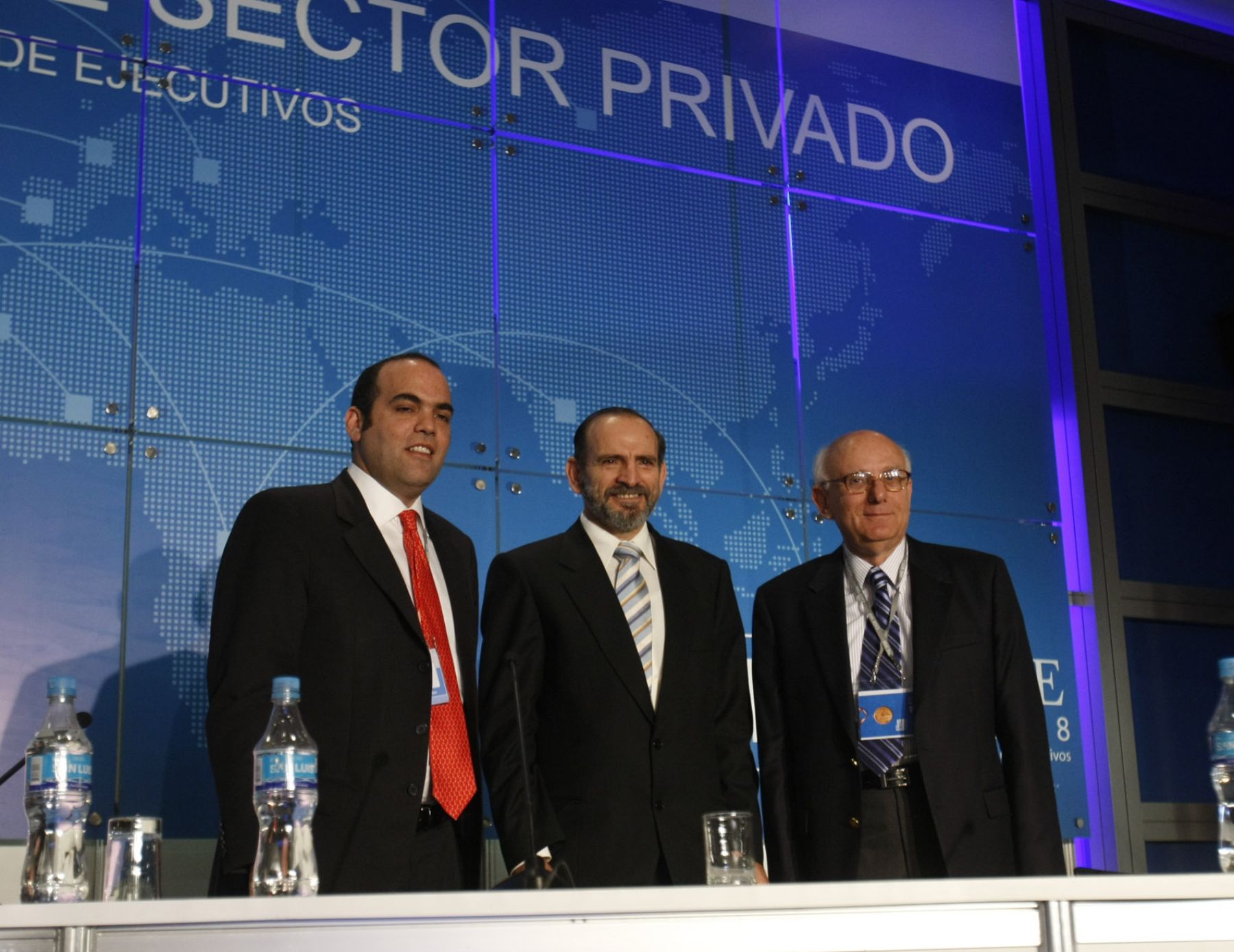 El presidente del Consejo de Ministros, Yehude Simon, declaró inaugurada la 46ª Conferencia Anual de Ejecutivos (CADE 2008). Foto: ANDINA / Juan Carlos Guzmán Negrini.