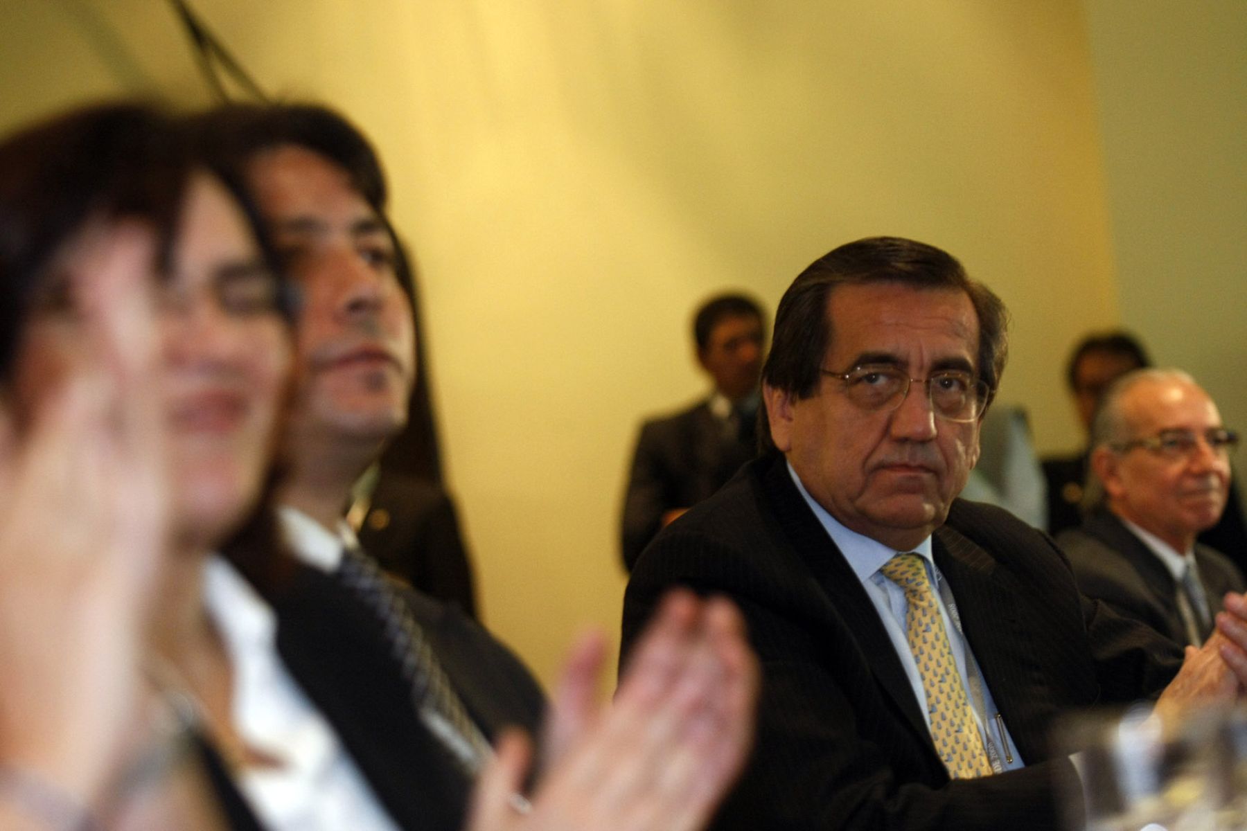 Ex Premier Jorge del Castillo en el CADE 2008.

Foto:ANDINA / Juan Carlos Guzmán Negrini.